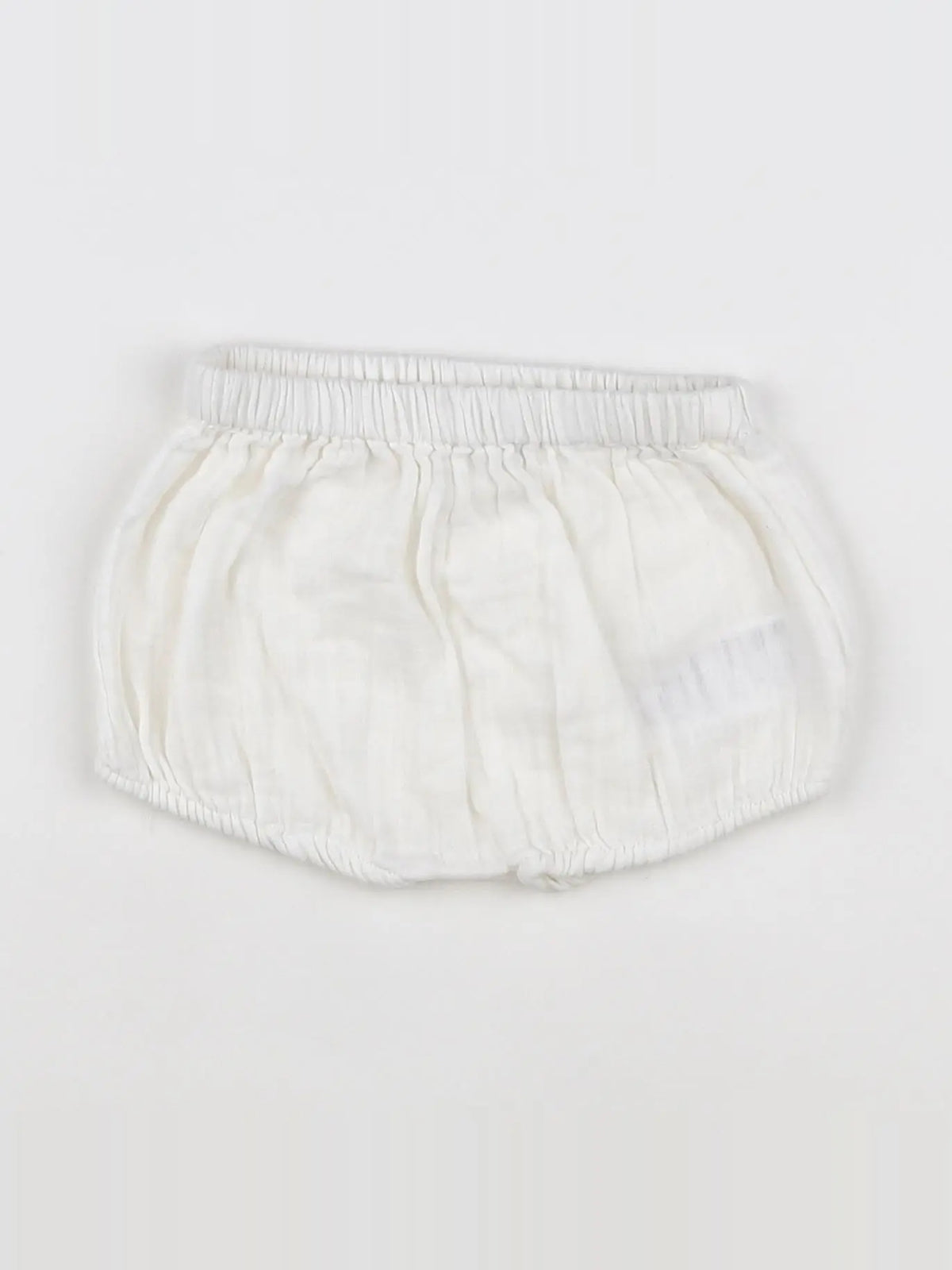 Vertbaudet - short blanc - 9 mois