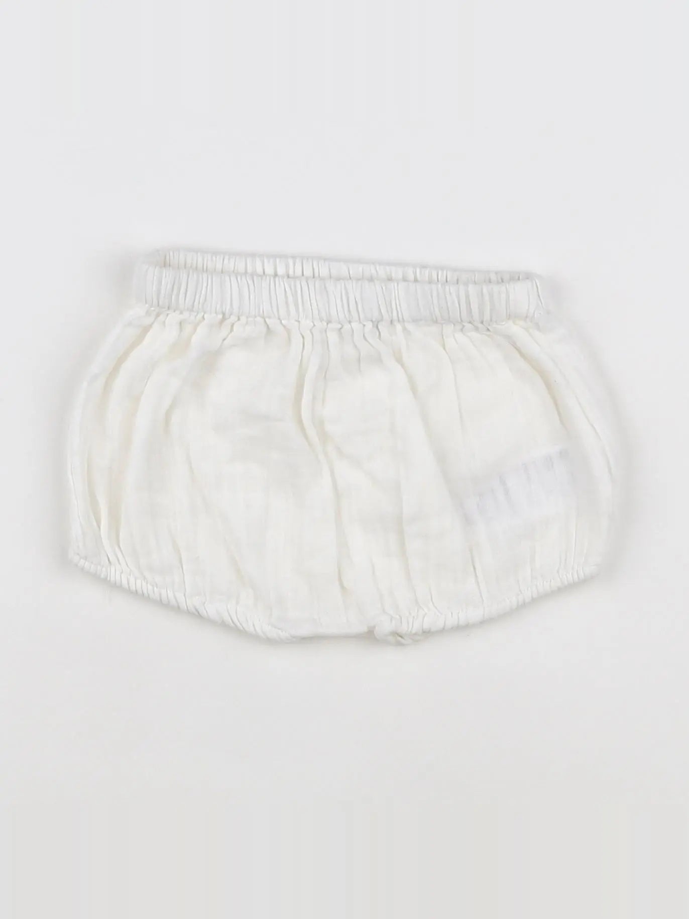 Vertbaudet - short blanc - 9 mois