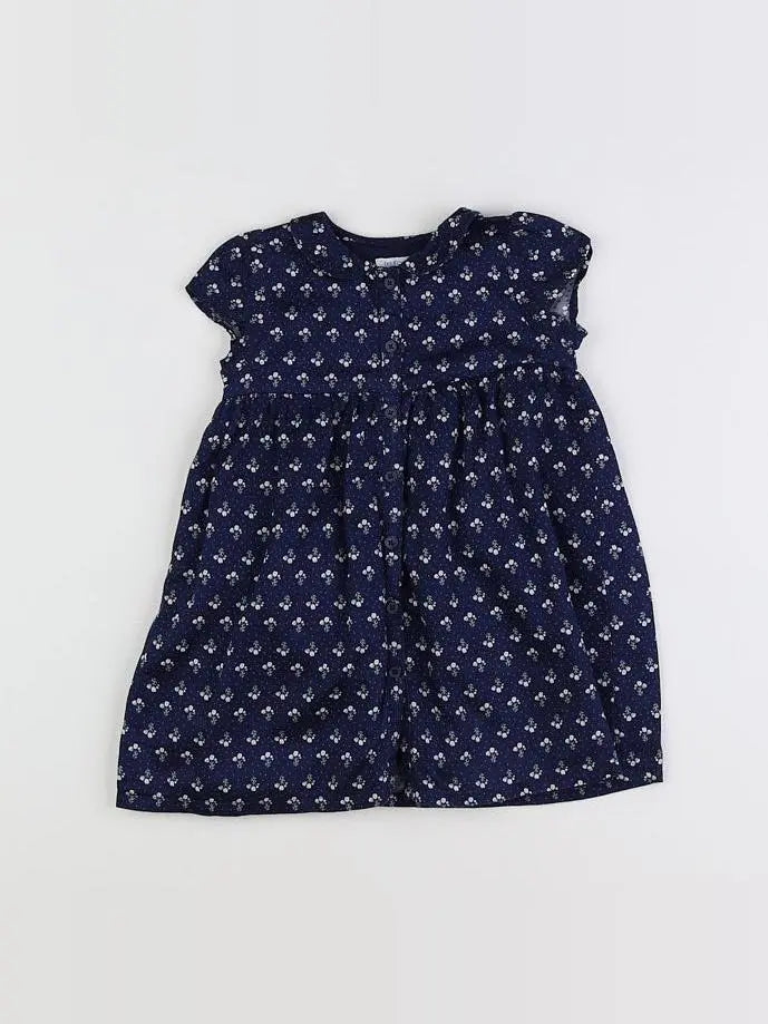 Boutchou - robe bleu - 12 mois