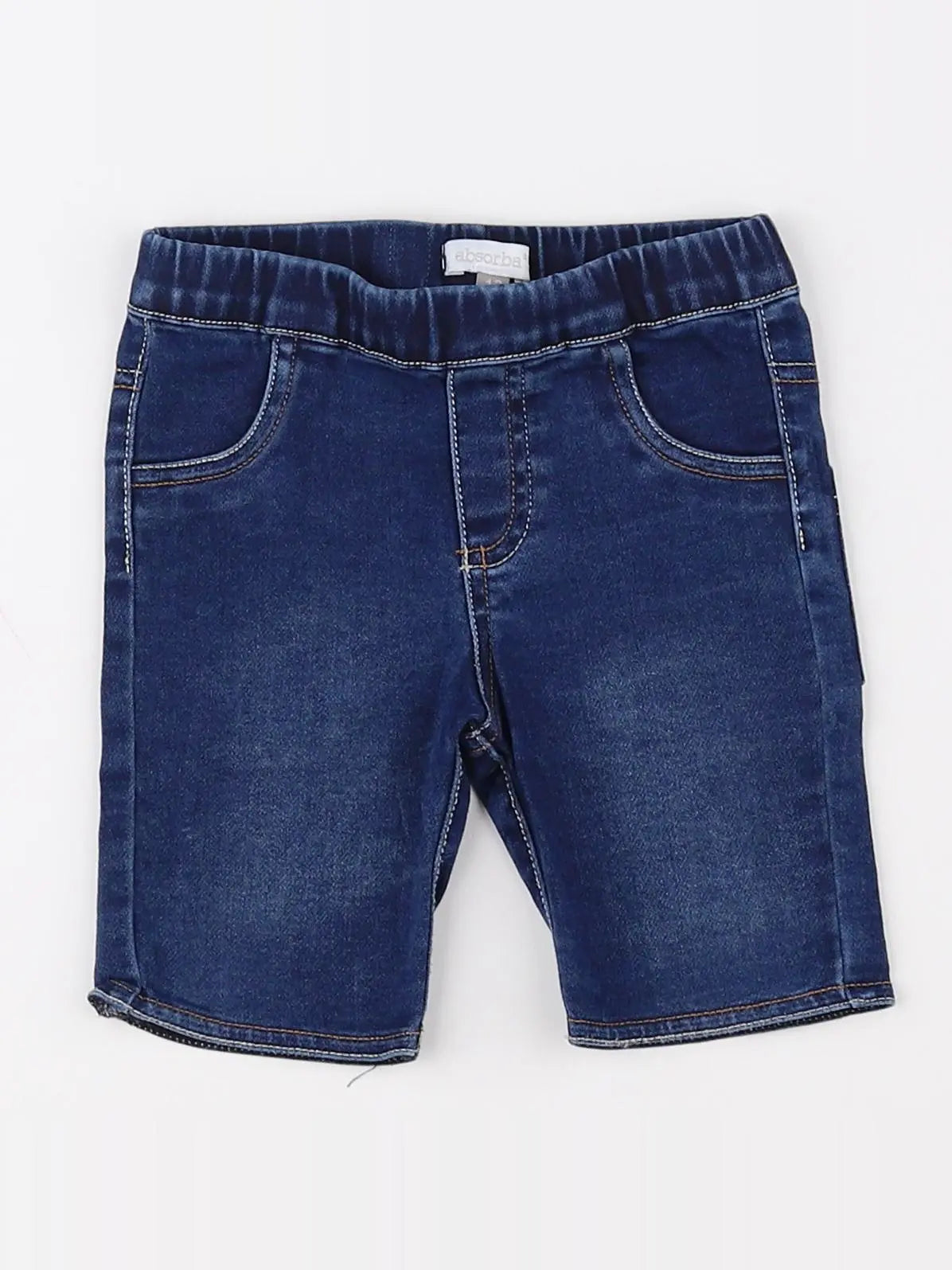 Absorba - pantacourt bleu - 12 mois