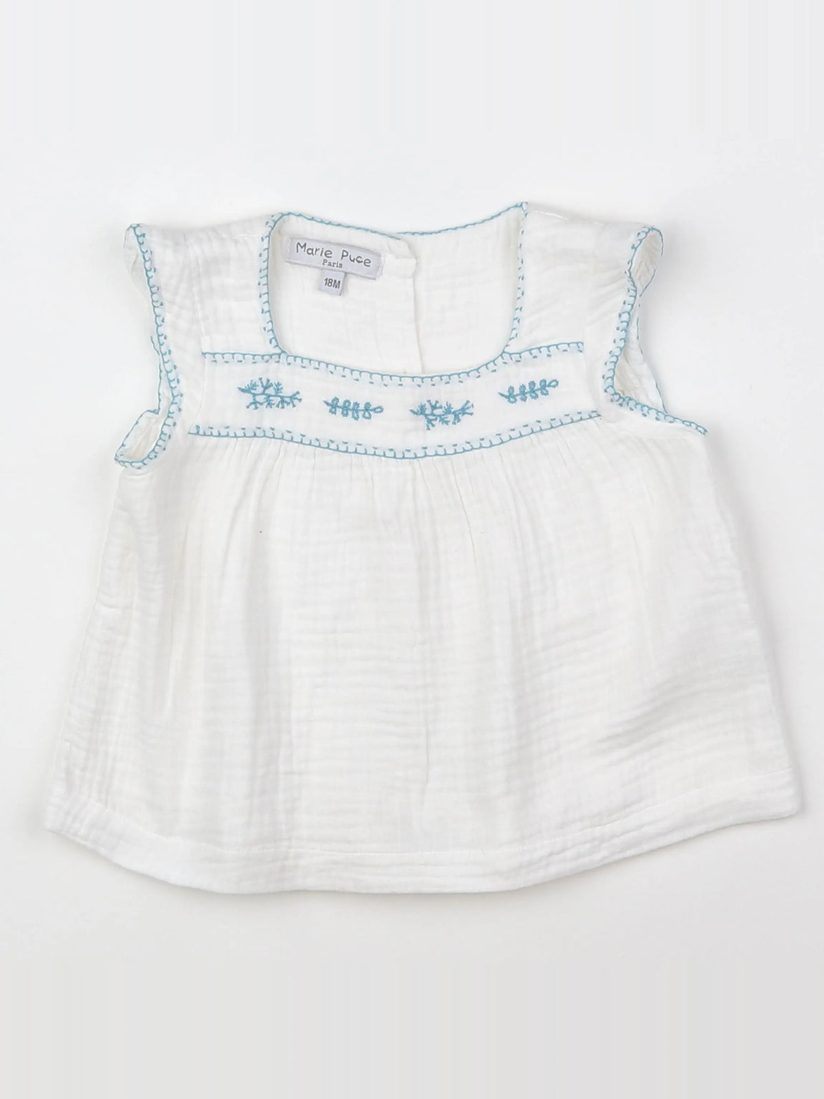 Marie Puce - blouse beige - 18 mois