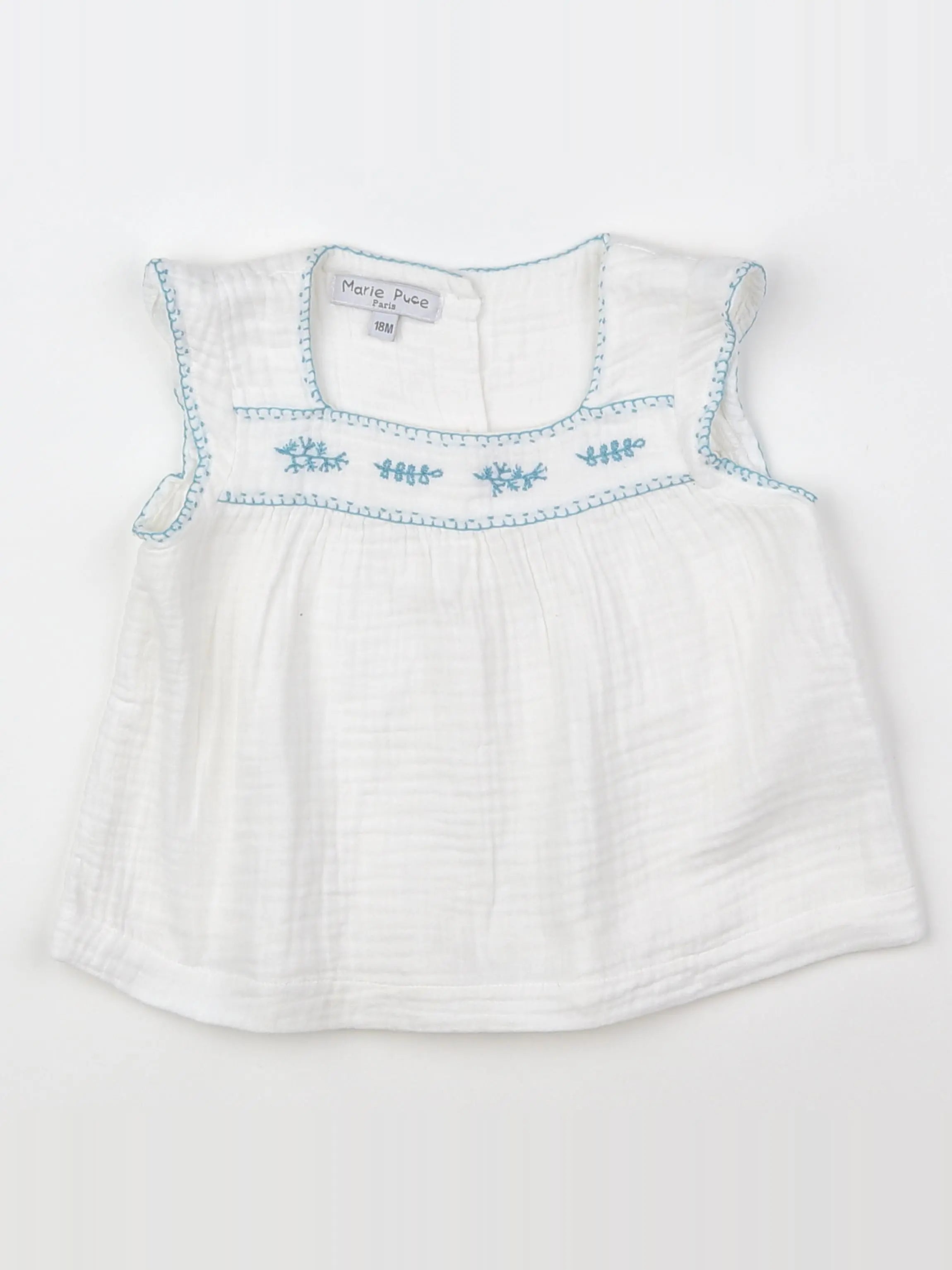 Marie Puce - blouse beige - 18 mois