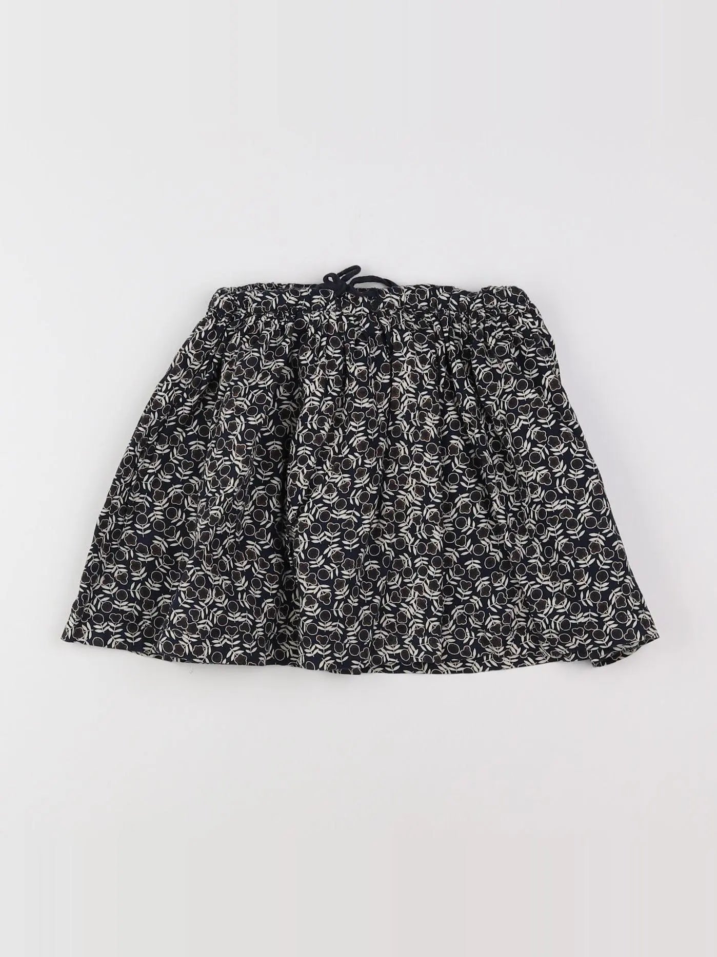 Monoprix - jupe bleu, marron - 5 ans