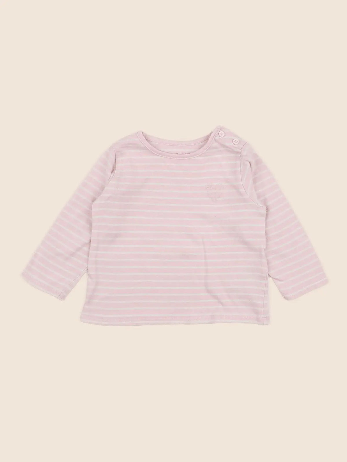 Vertbaudet - tee-shirt rose - 9 mois
