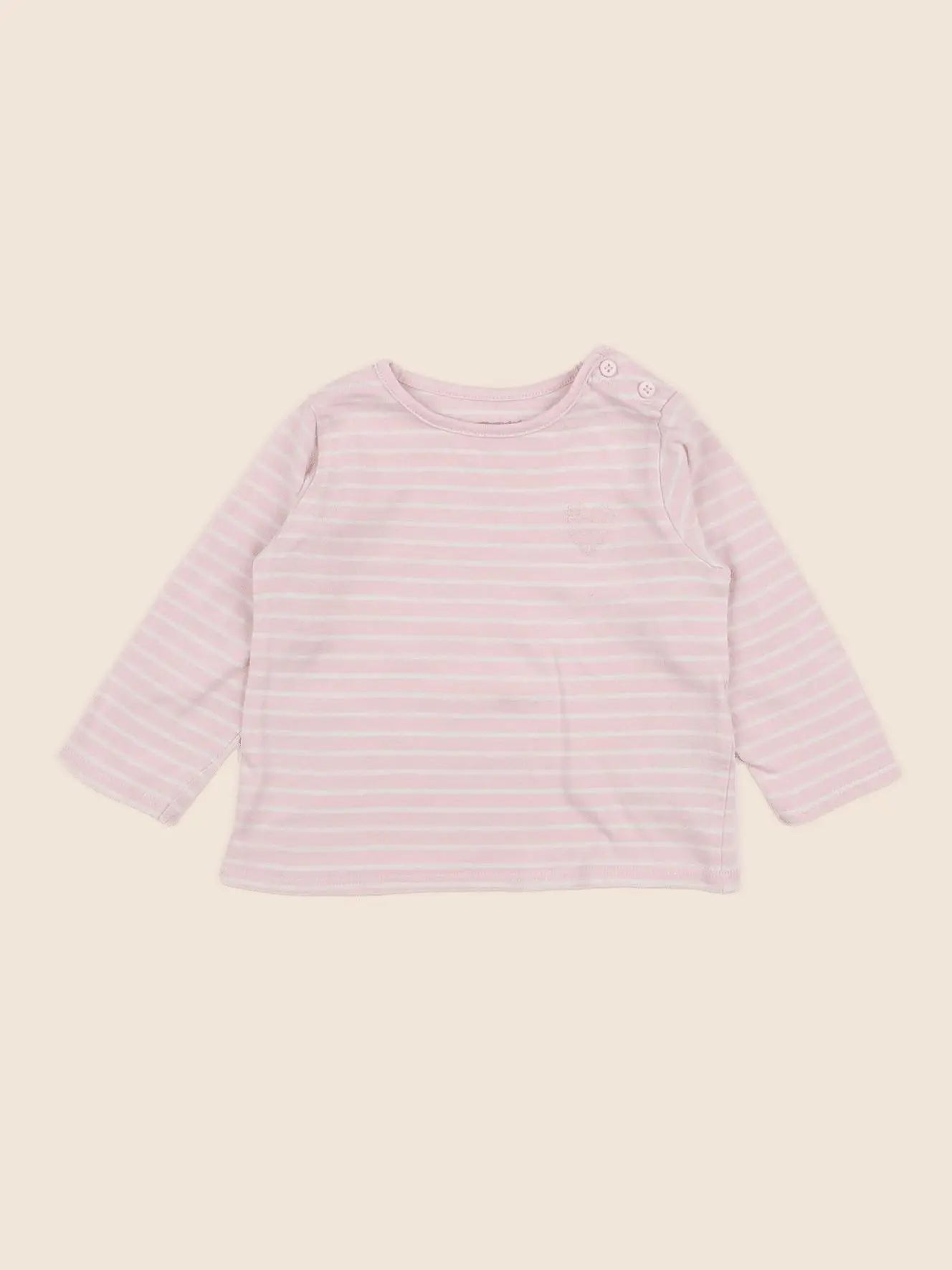 Vertbaudet - tee-shirt rose - 9 mois