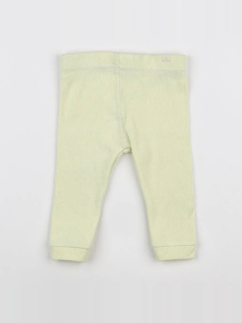 Zara - legging jaune - 6/9 mois