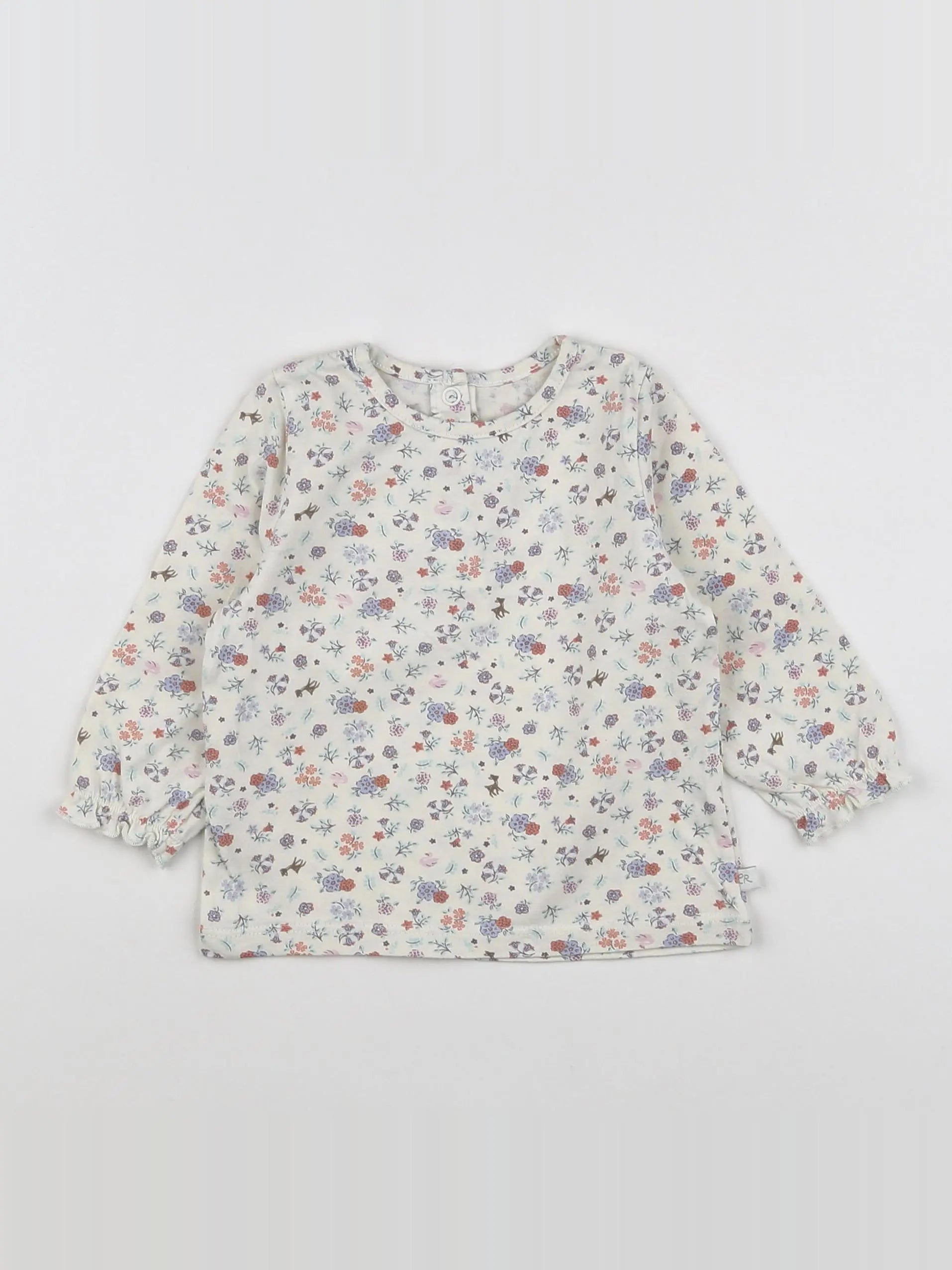 Cadet Rousselle - tee-shirt beige - 12 mois