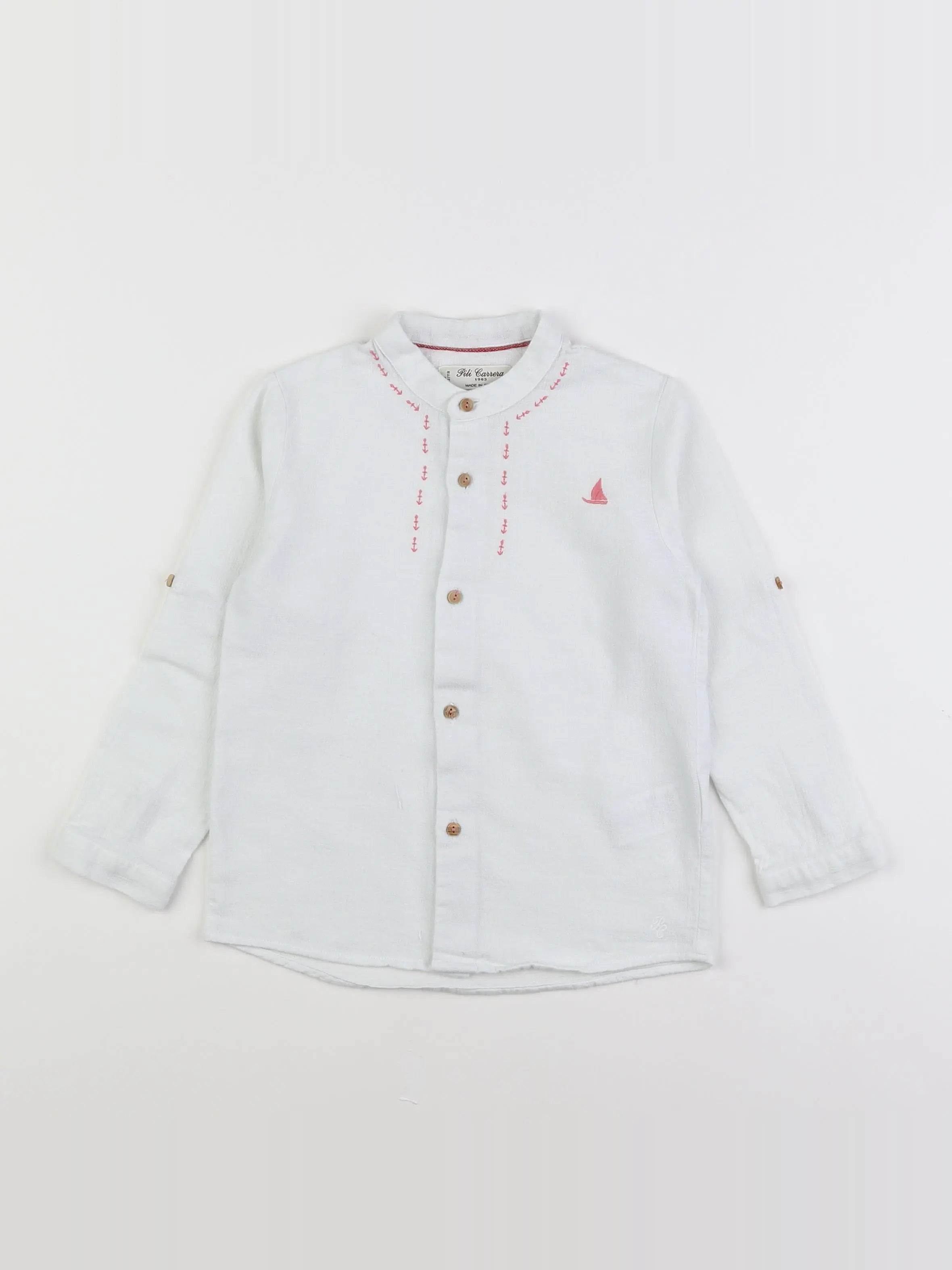 PiliCarrera - blouse blanc, rose - 6 ans