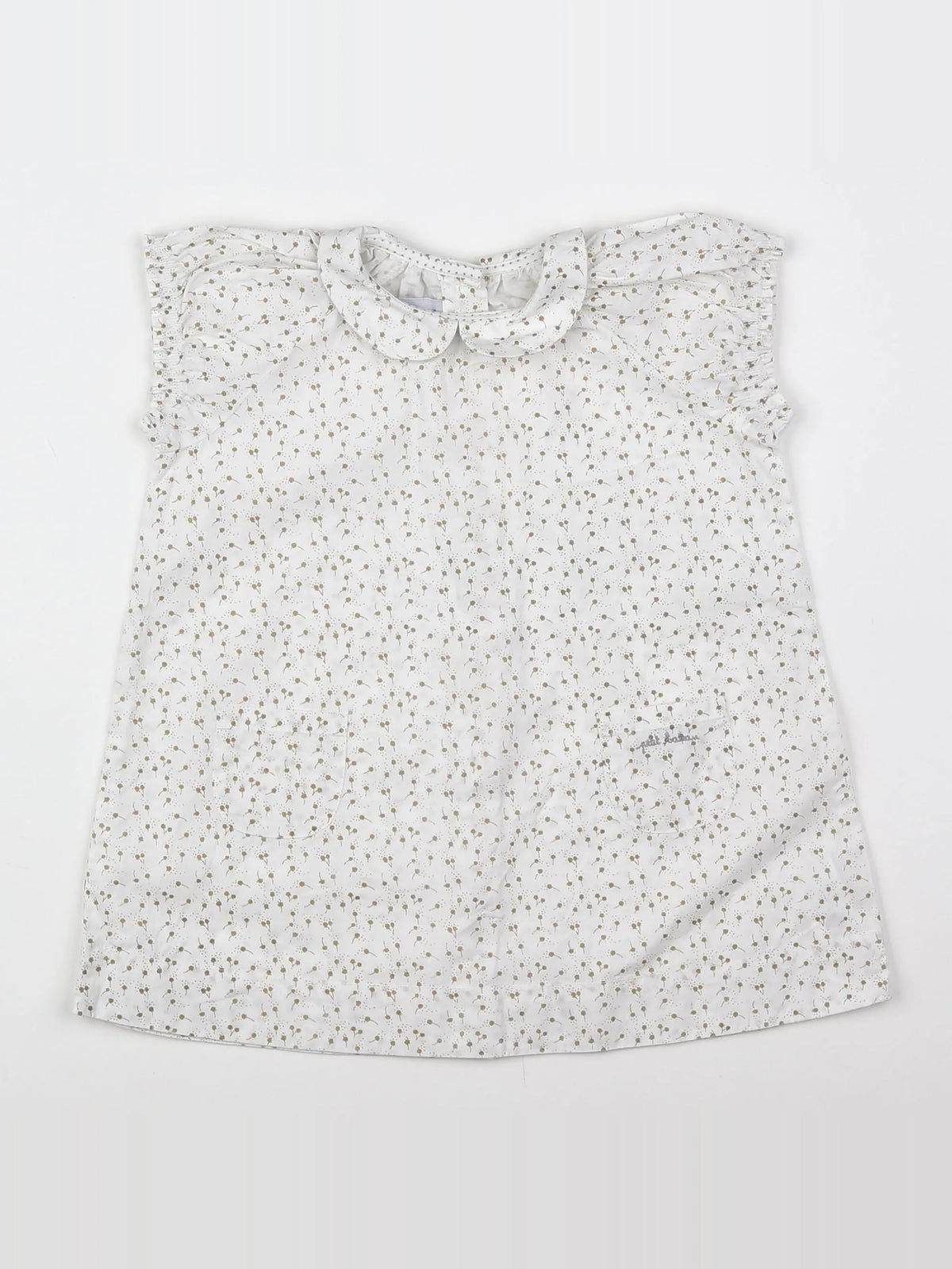 Petit Bateau - robe Blanc - 18 mois