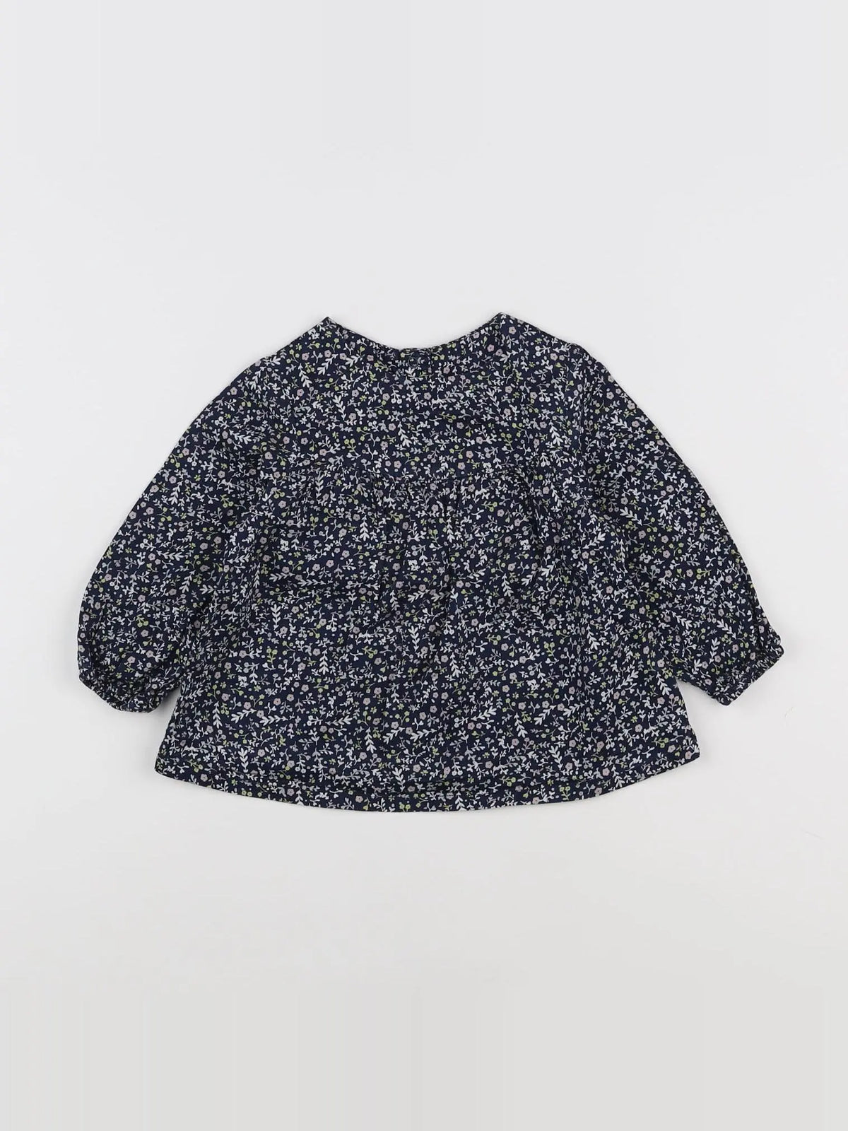 Tape à l'oeil - blouse bleu, blanc - 12 mois