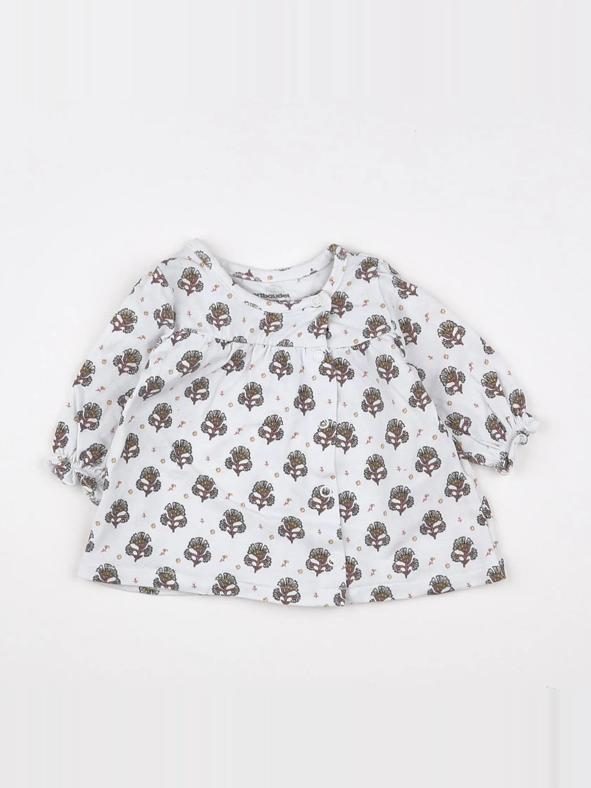 Vertbaudet - robe blanc - 1 mois