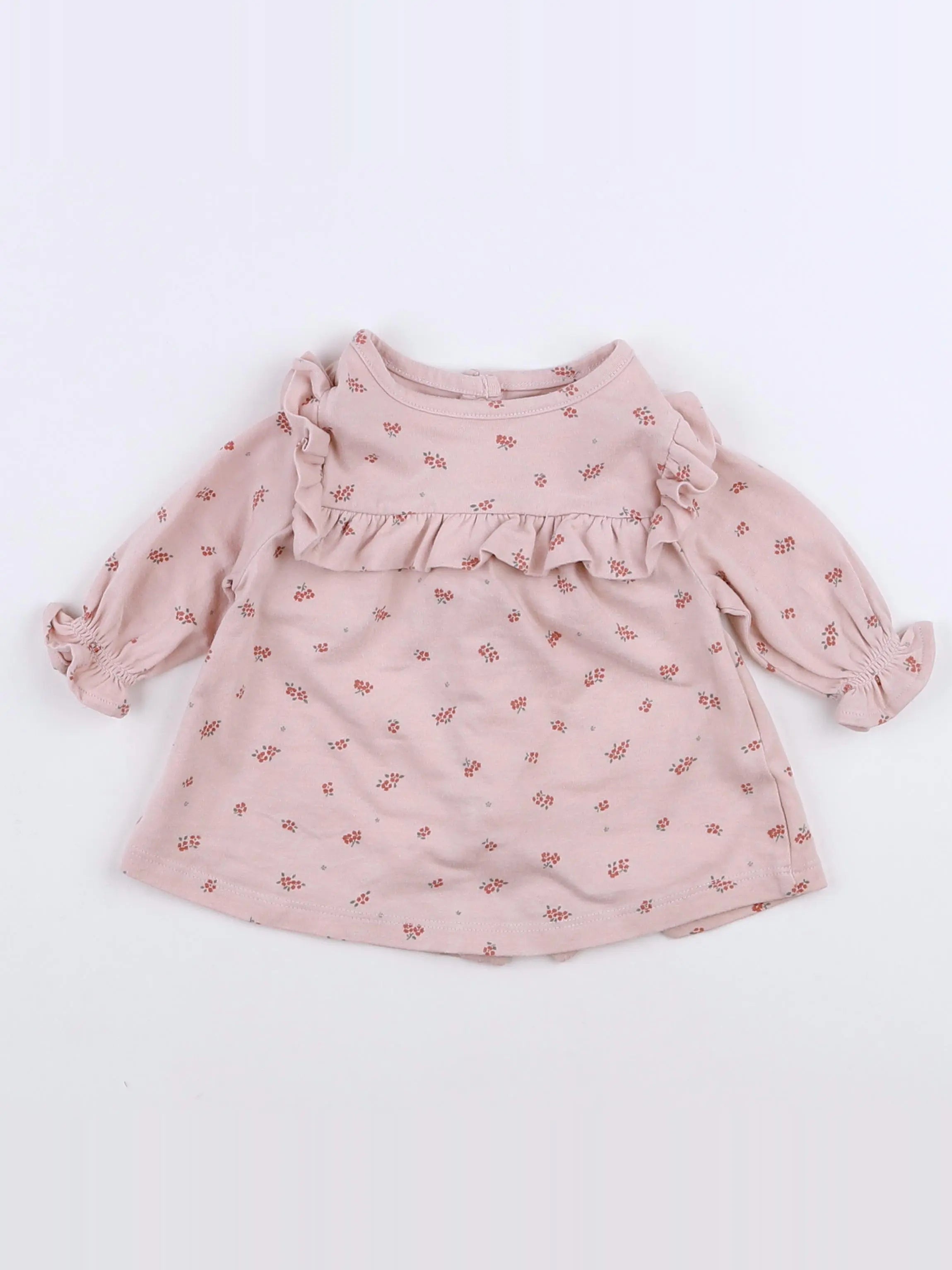 Vertbaudet - robe rose - 1 mois