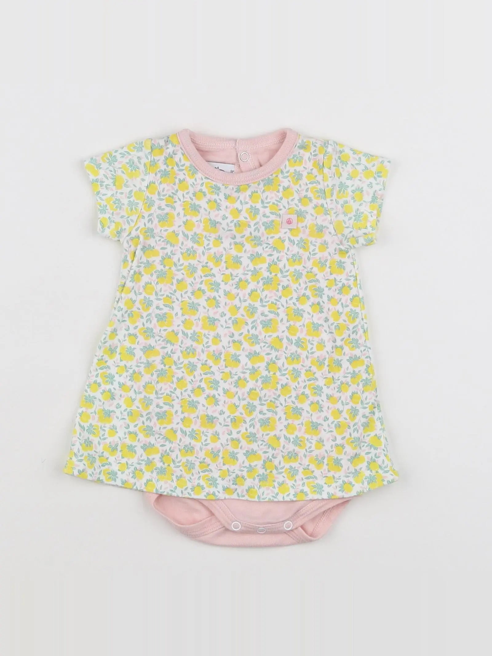 Petit Bateau - body robe multicolore - 3 mois