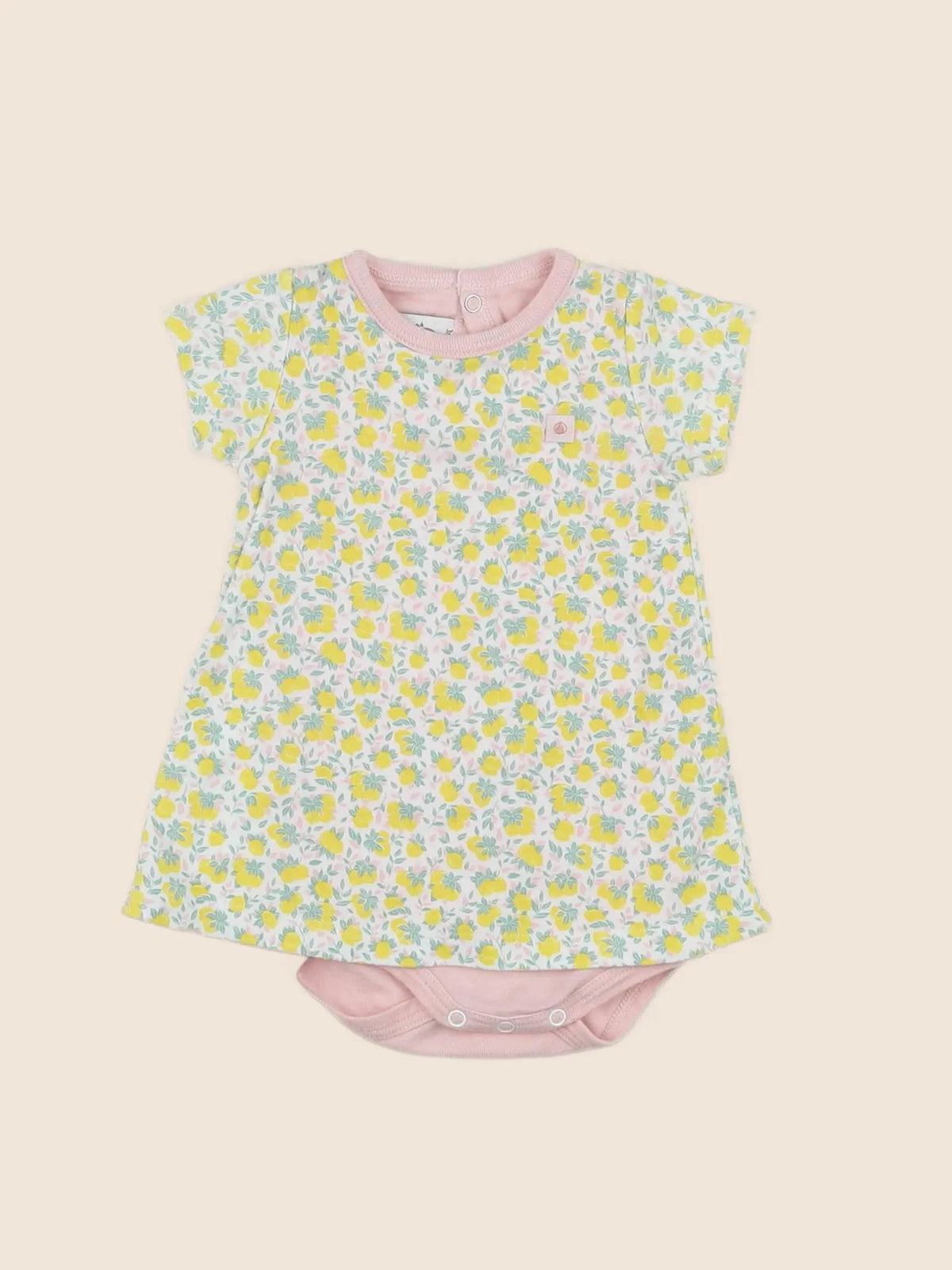 Petit Bateau - body robe multicolore - 3 mois