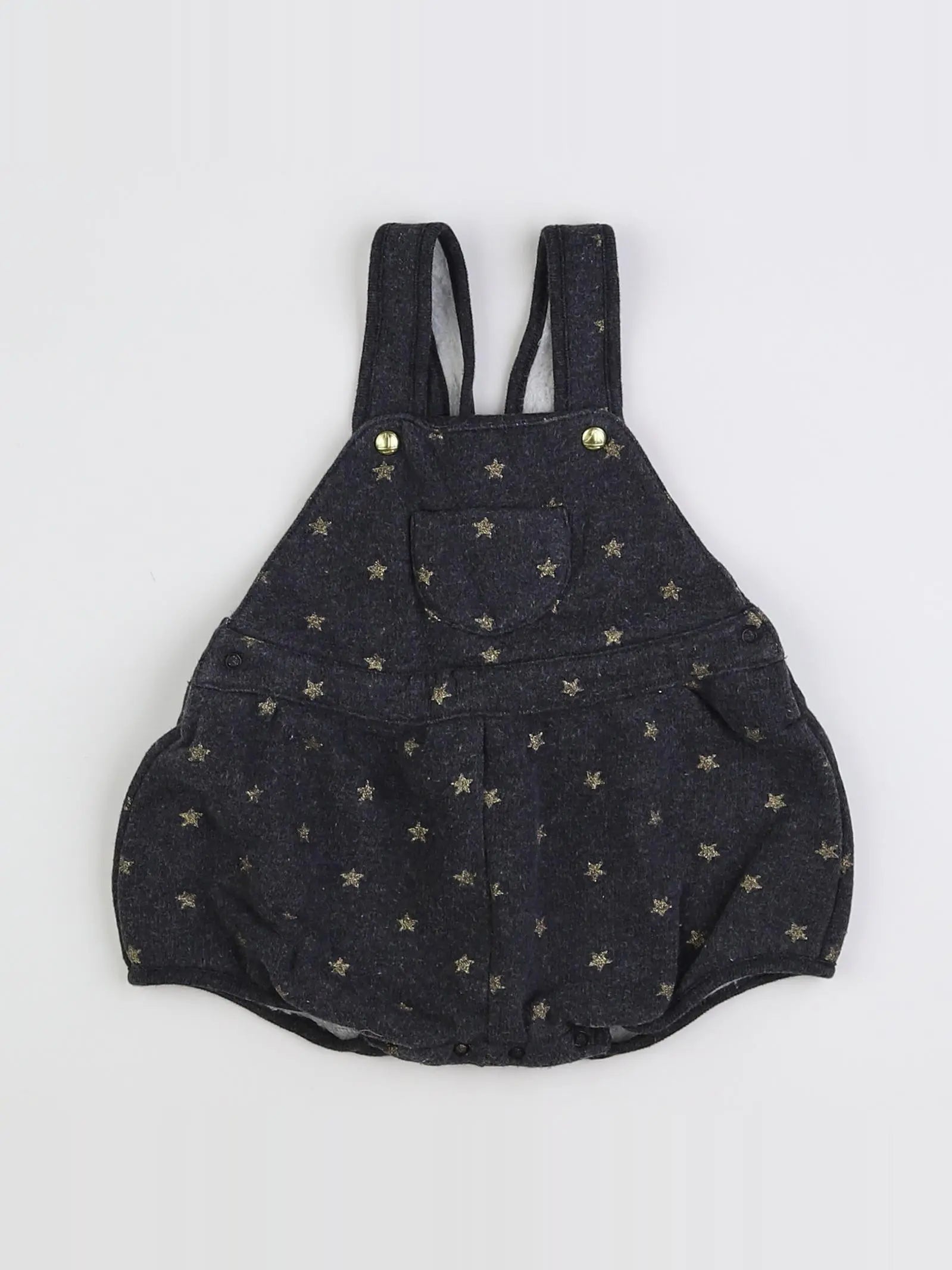 Petit Bateau - robe gris - 12 mois