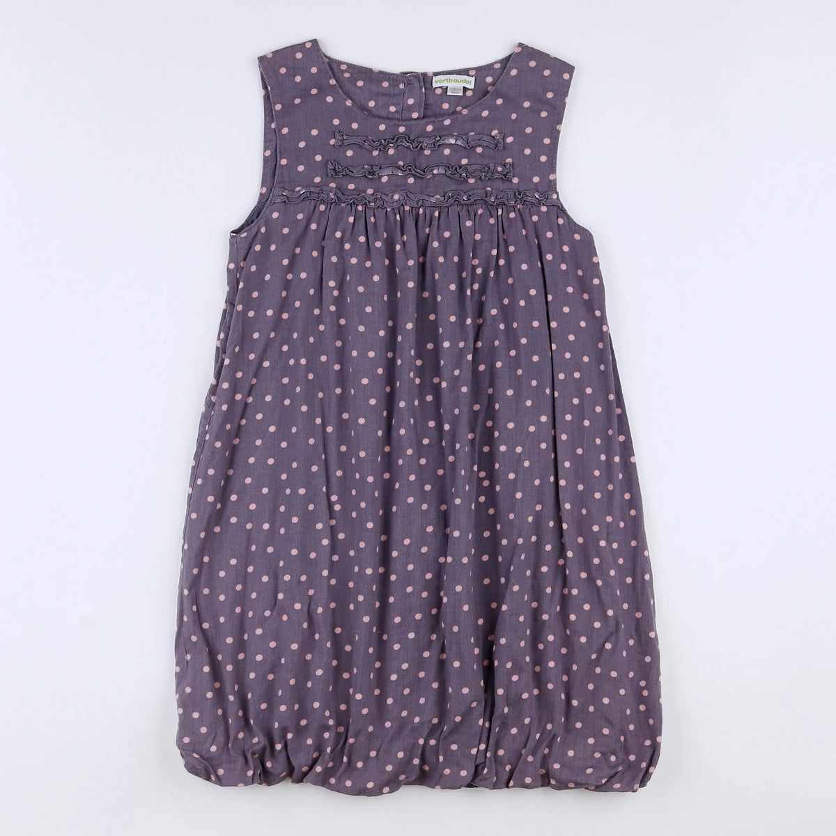 Vertbaudet - robe violet, rose - 8 ans