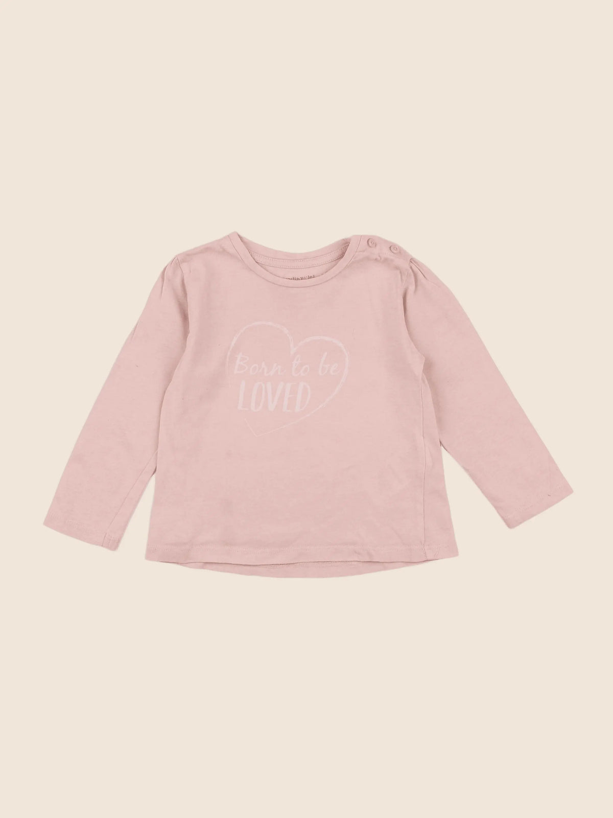 Vertbaudet - tee-shirt rose - 18 mois