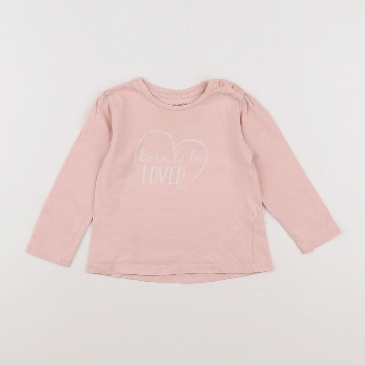 Vertbaudet - tee-shirt rose - 18 mois