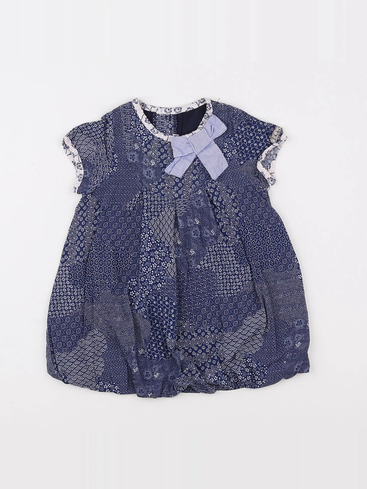 IKKS - robe bleu - 6 mois