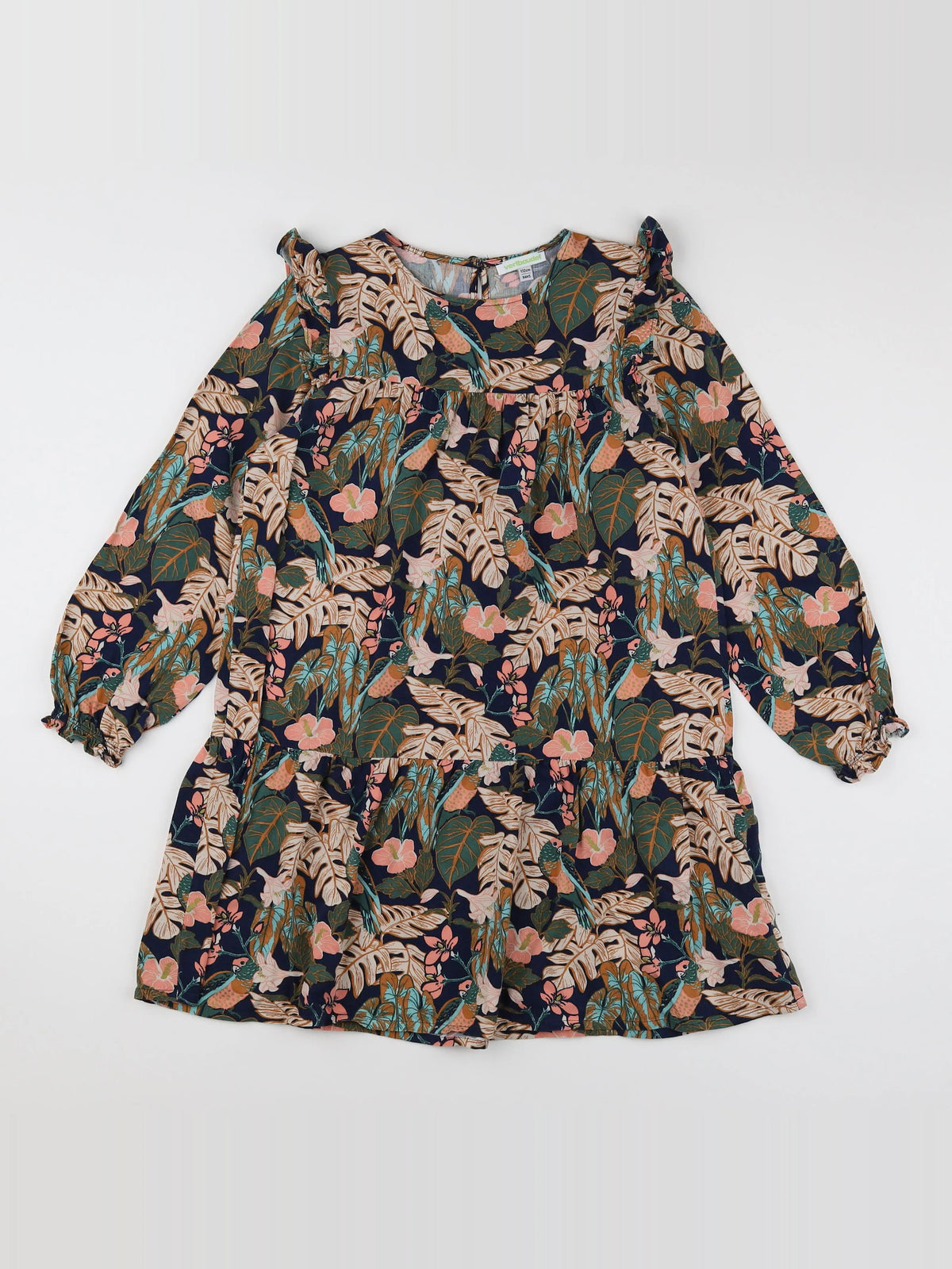 Vertbaudet - robe multicolore - 9 ans