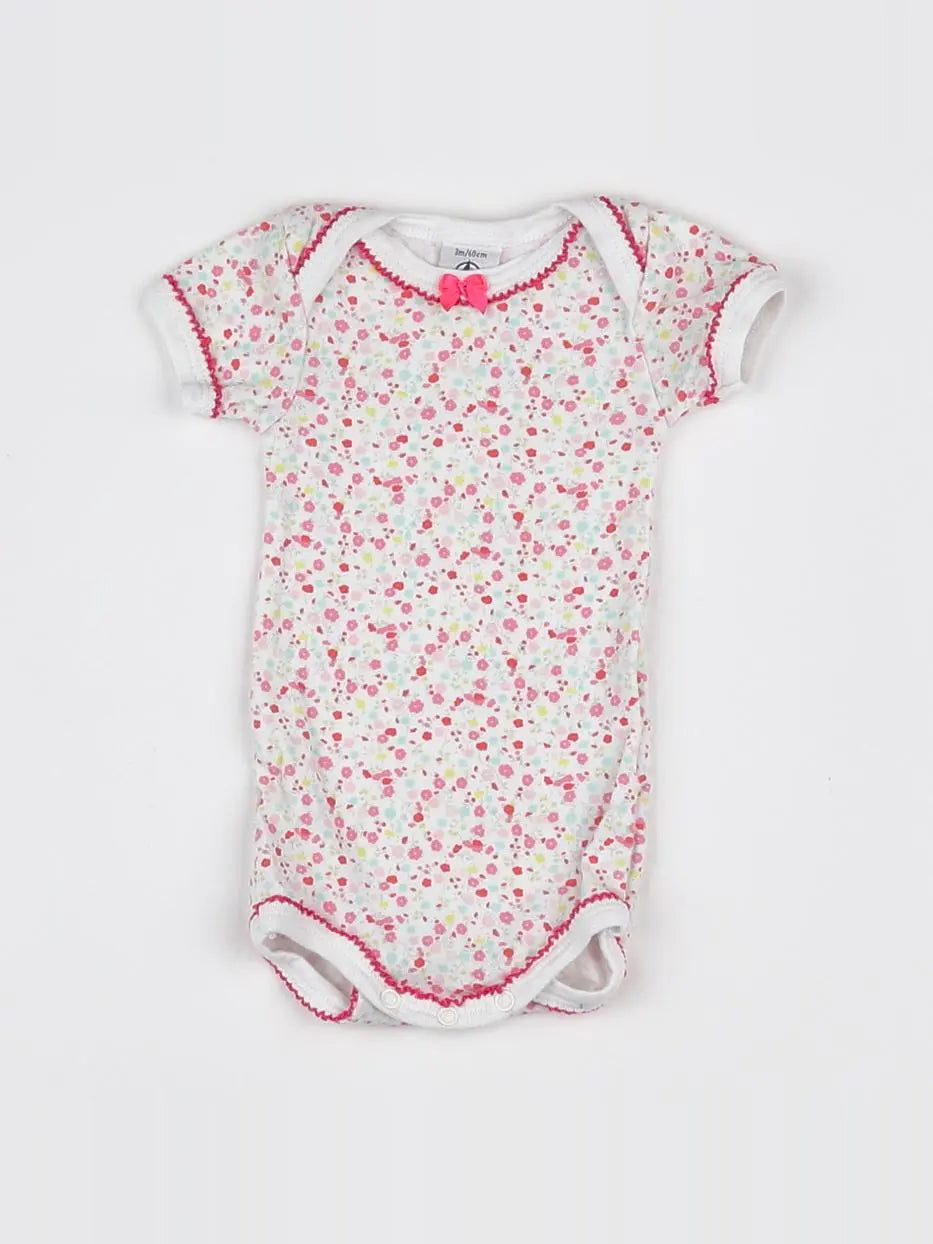 Petit Bateau - body multicolore - 3 mois