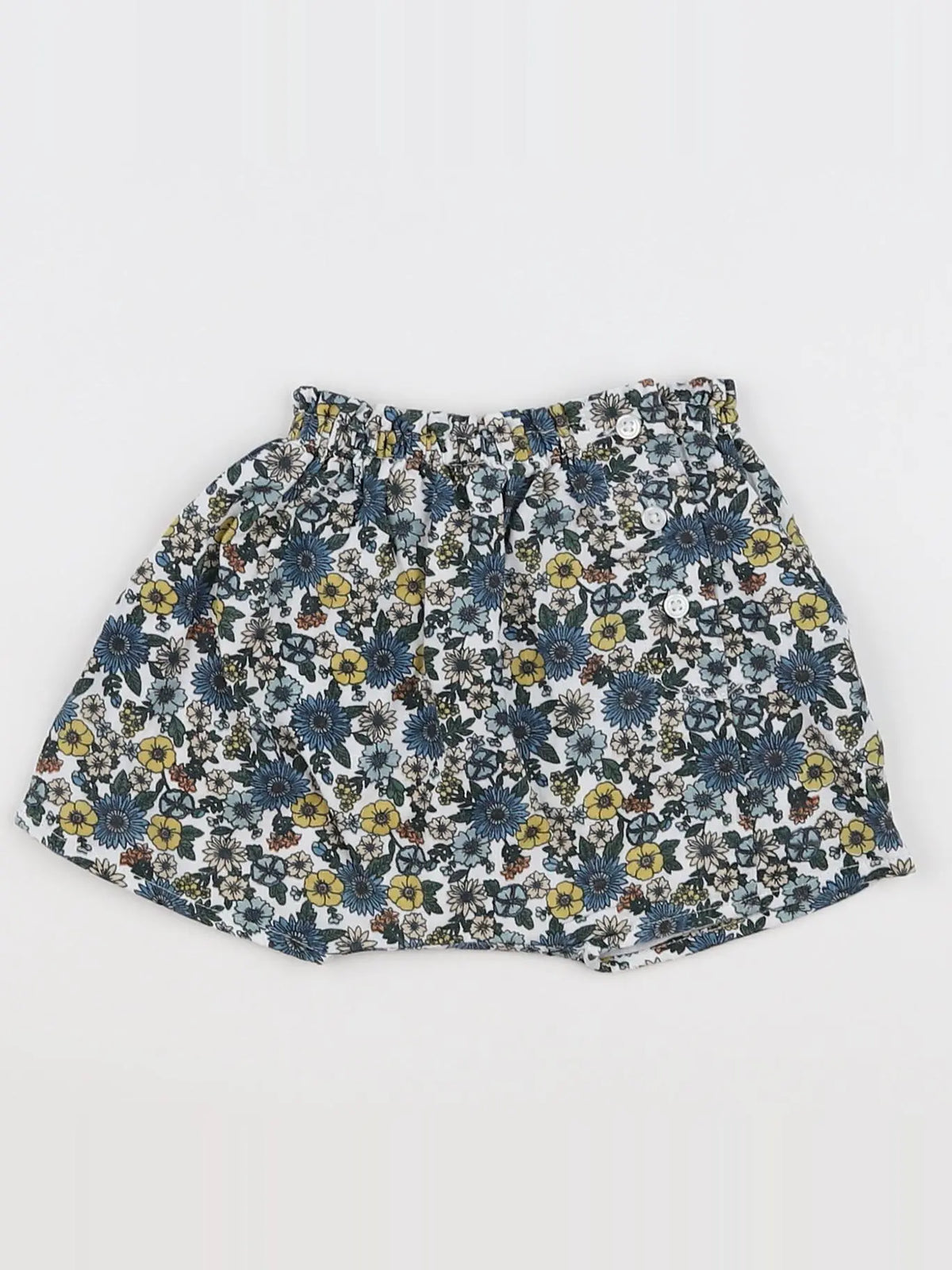 Boutchou - bloomer bleu, jaune - 3 mois