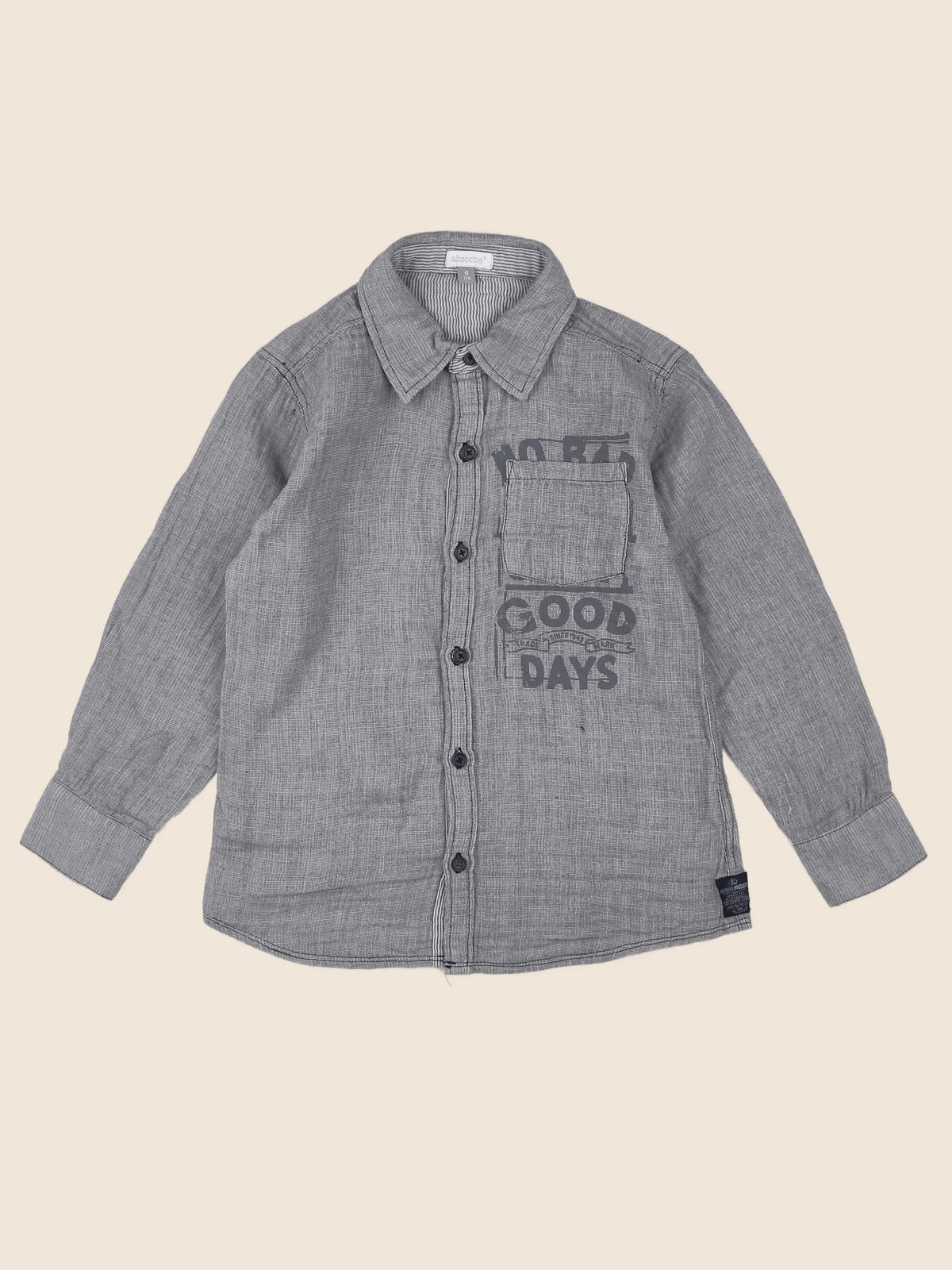 Absorba - chemise gris - 6 ans