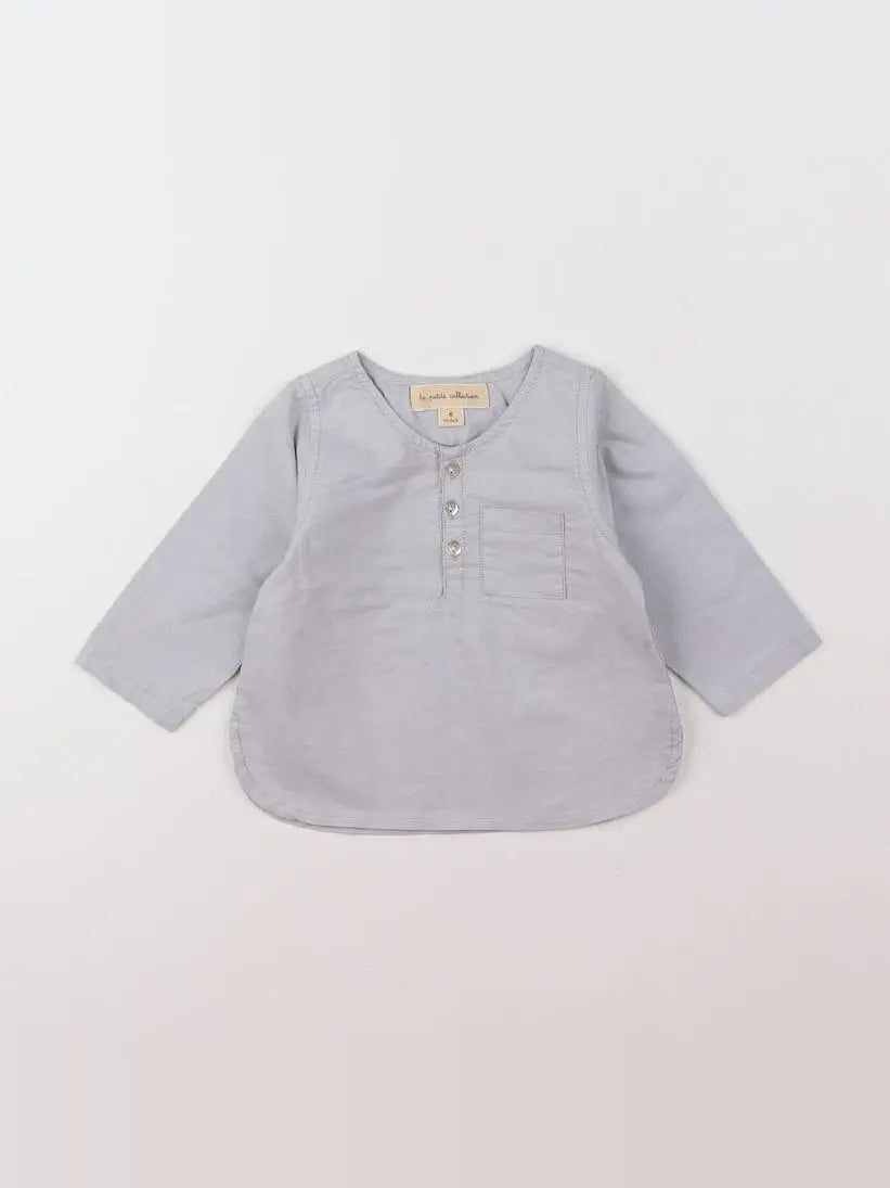 La Petite Collection - chemise gris - 6 mois