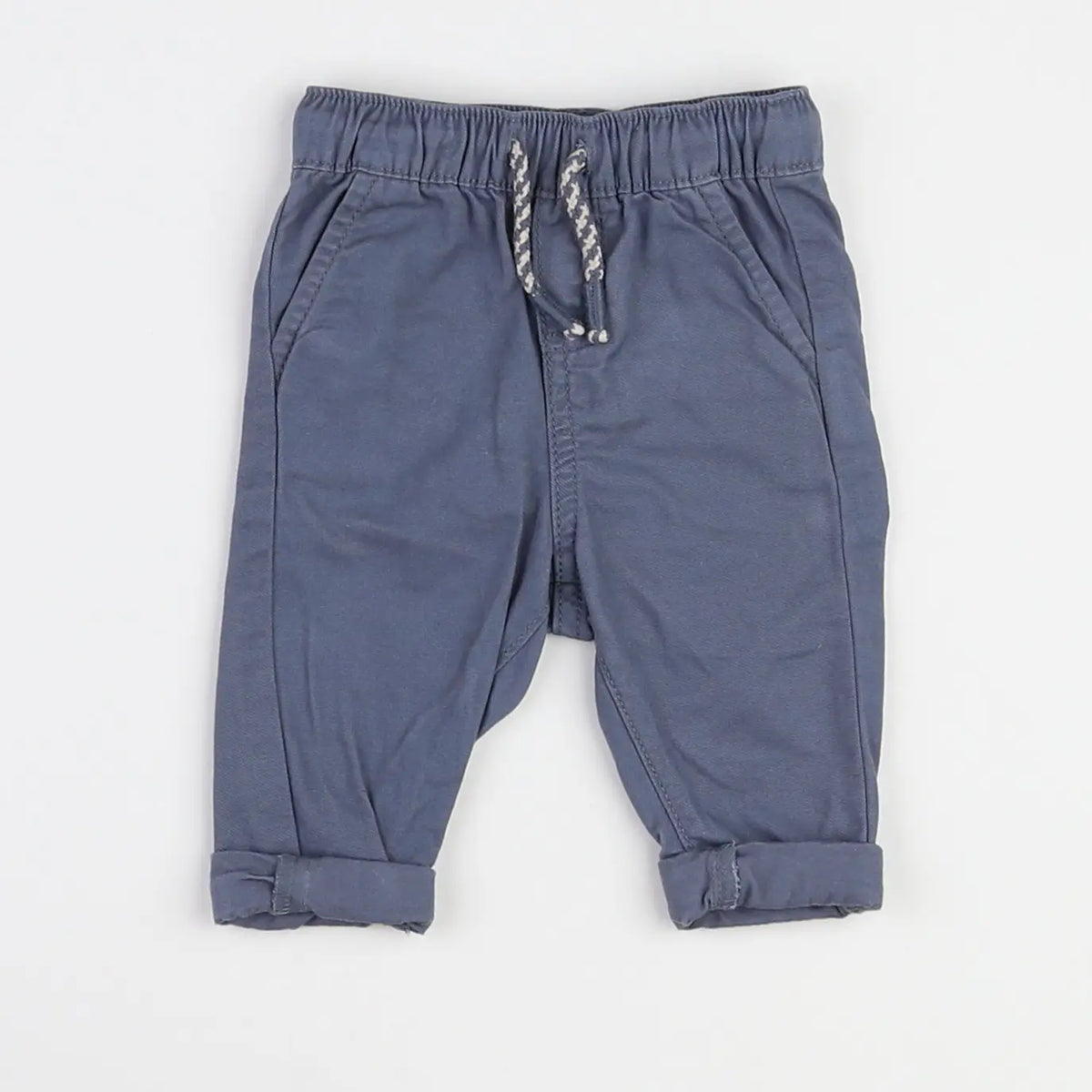 Vertbaudet - pantalon bleu - 3 mois