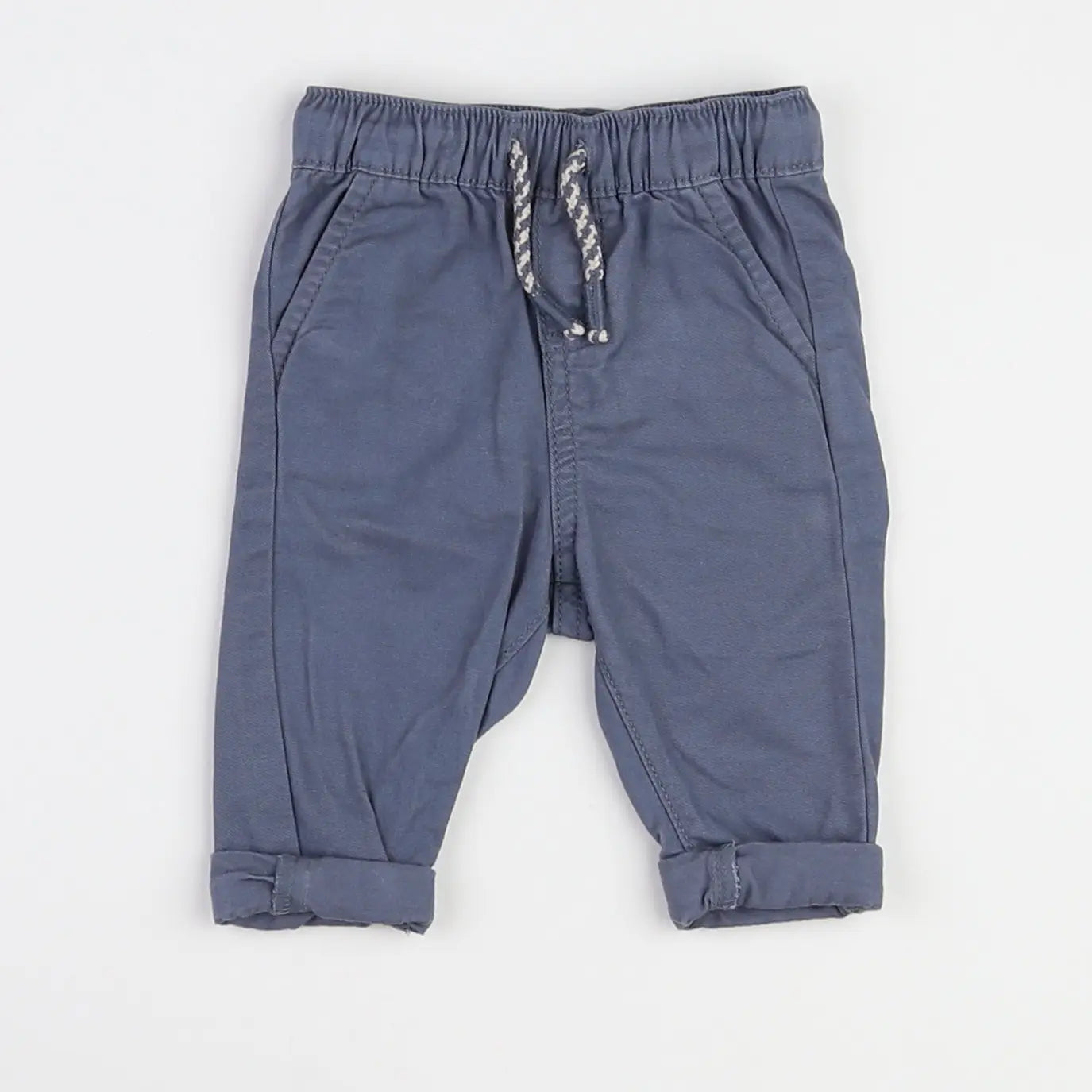 Vertbaudet - pantalon bleu - 3 mois