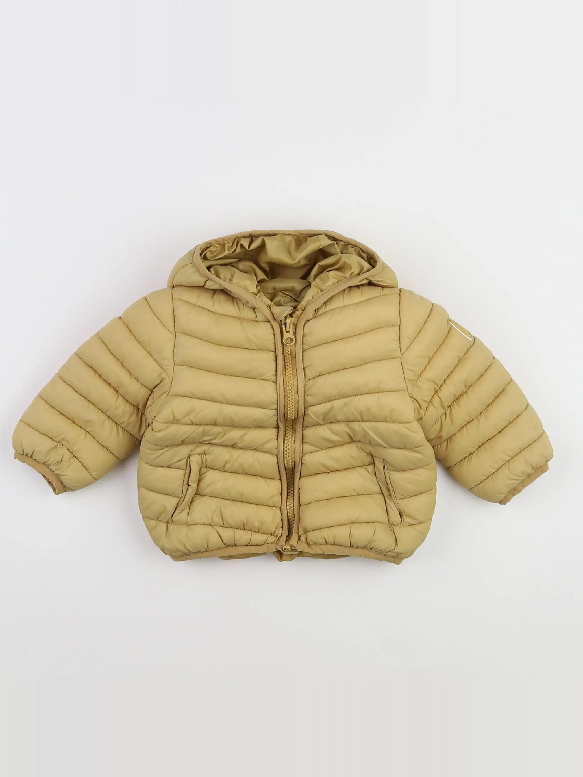 Vertbaudet - doudoune jaune - 12 mois