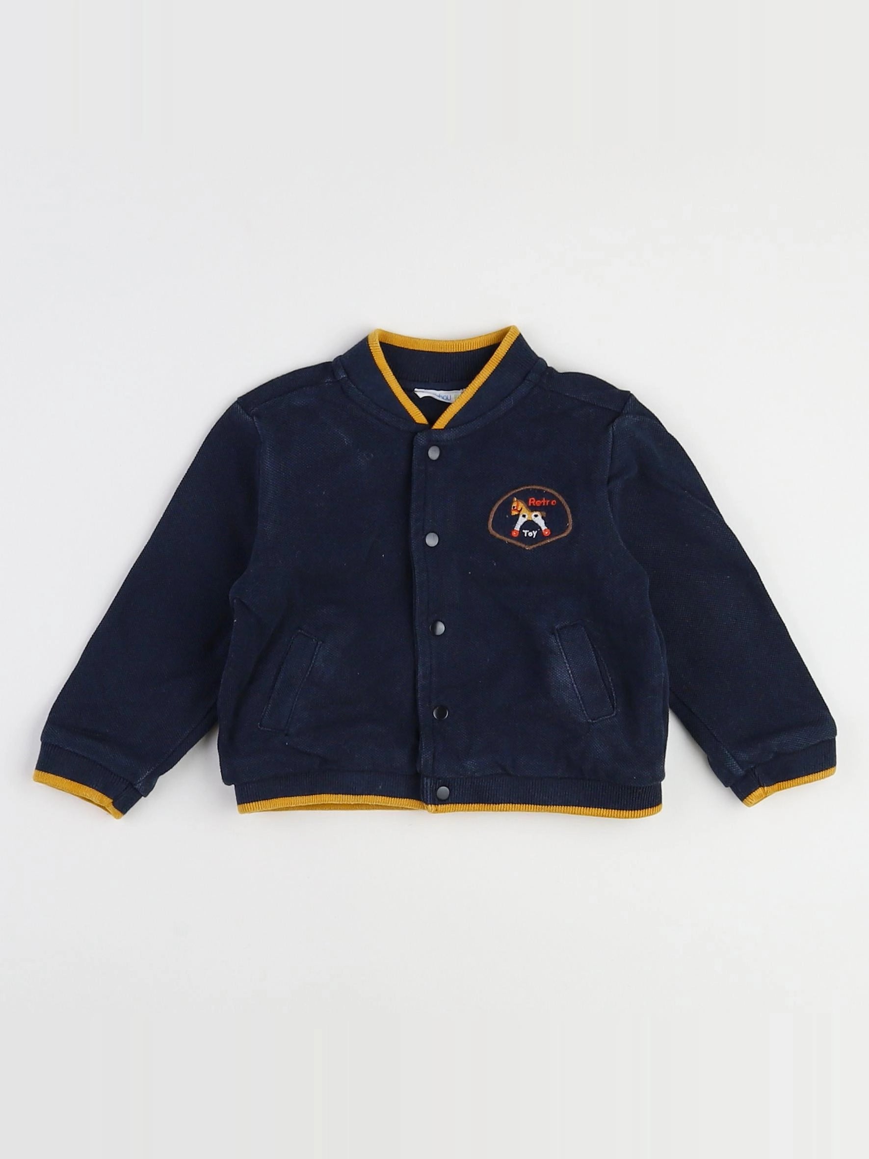 Boutchou - sweat bleu - 9 mois