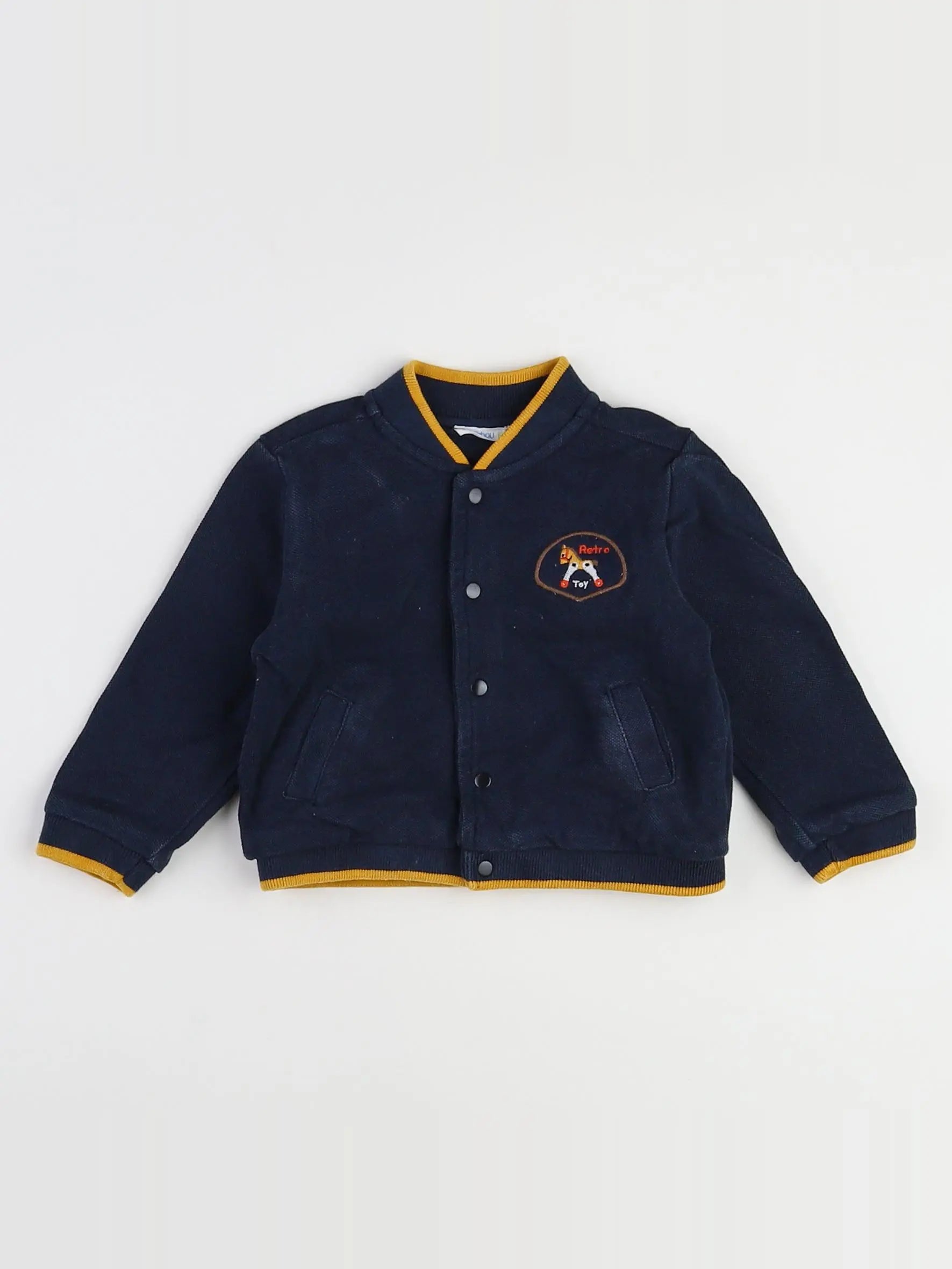 Boutchou - sweat bleu - 9 mois