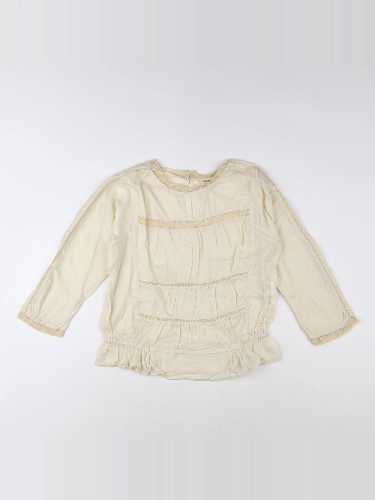 Bellerose - blouse beige - 10 ans