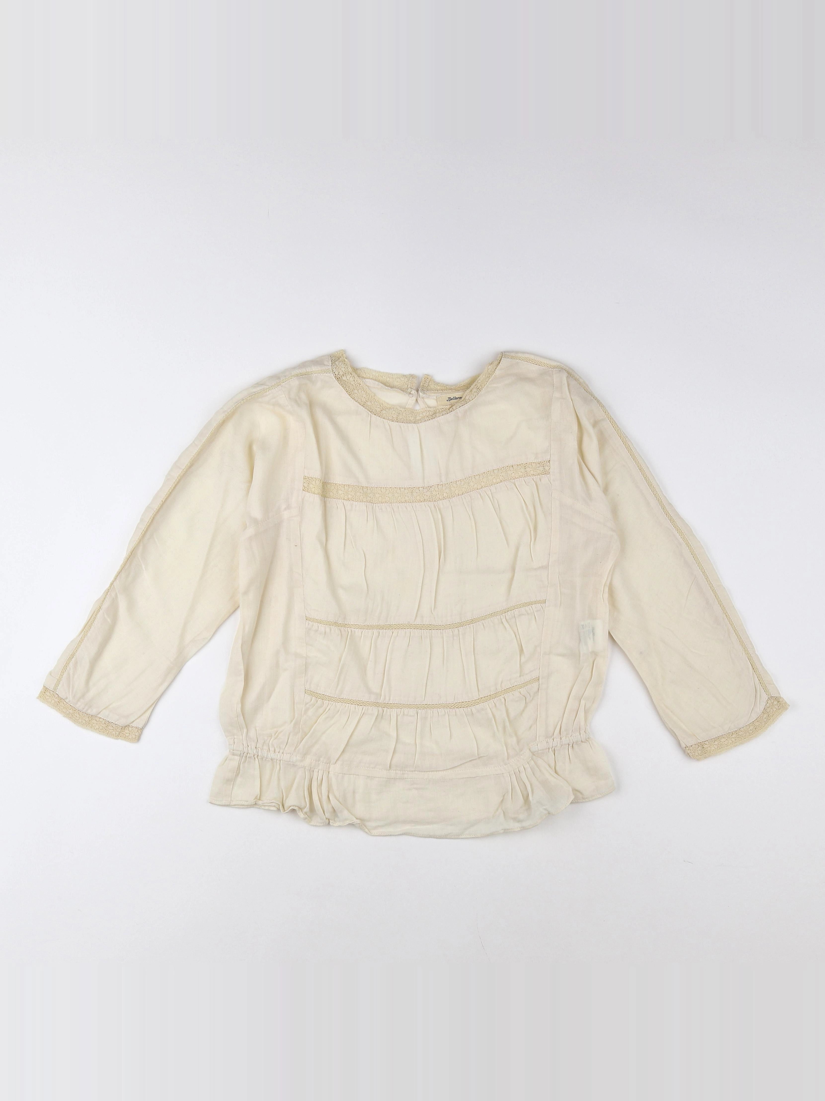 Bellerose - blouse beige - 10 ans