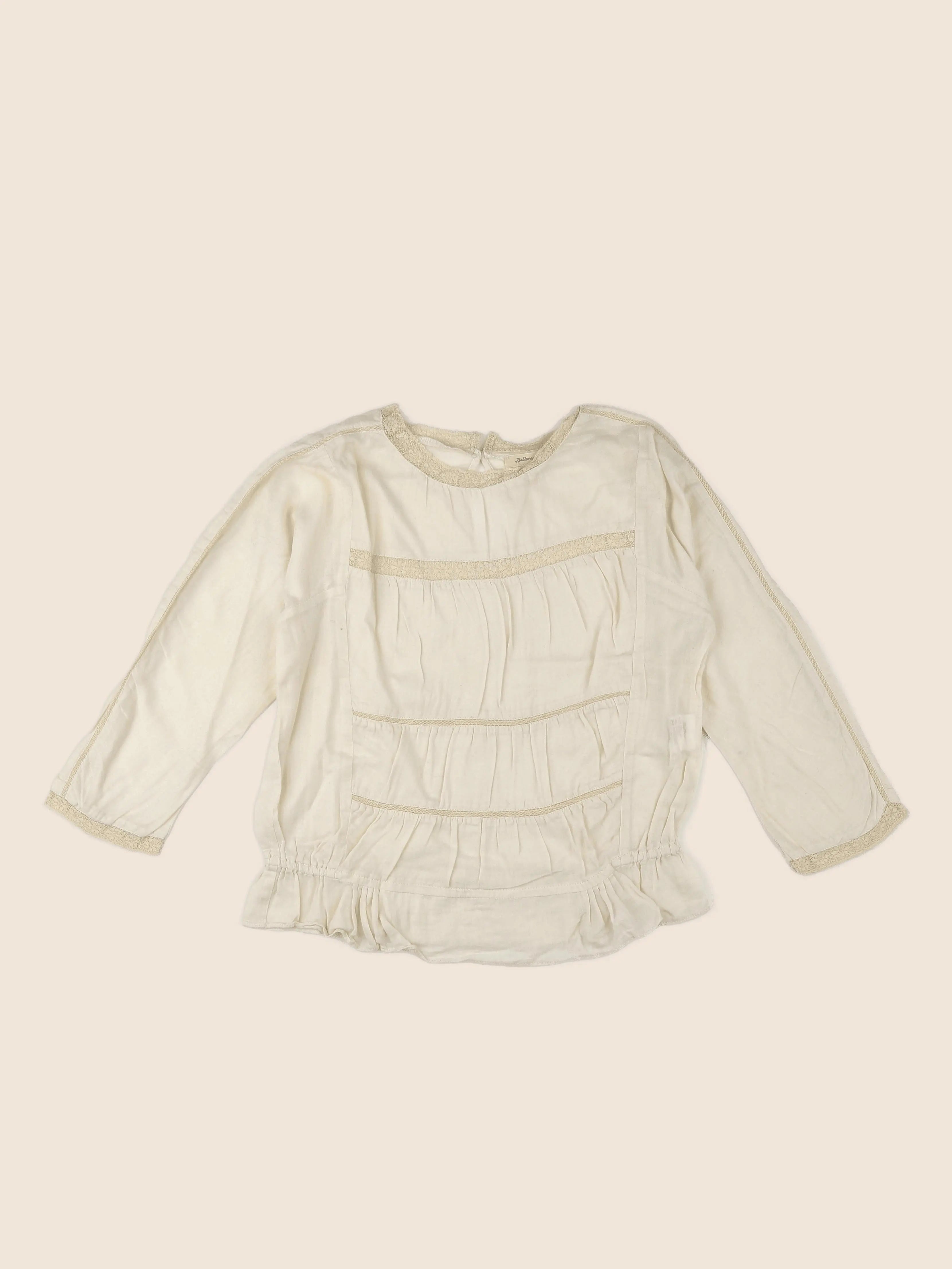 Bellerose - blouse beige - 10 ans
