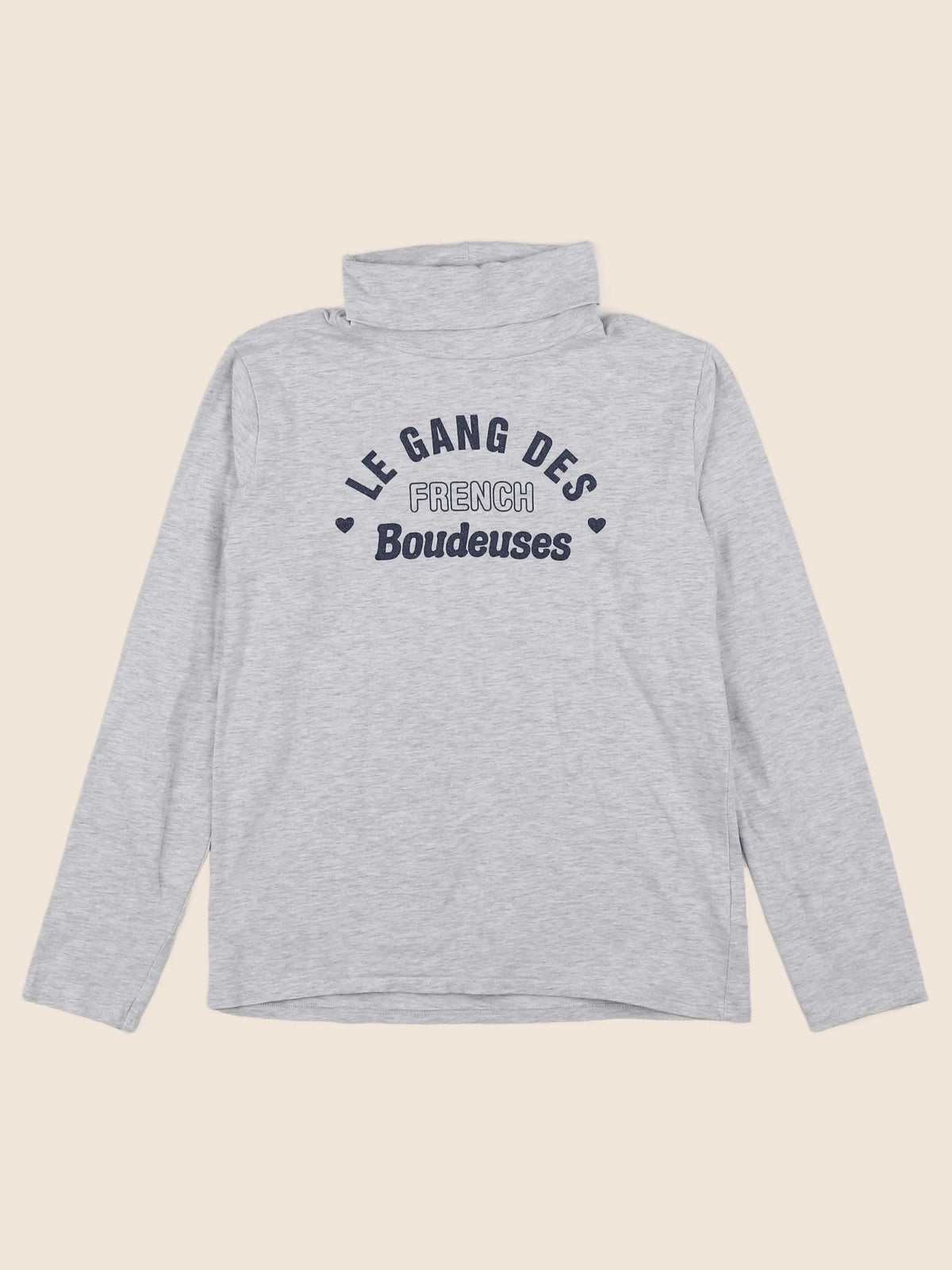 Vertbaudet - sous-pull gris - 10 ans