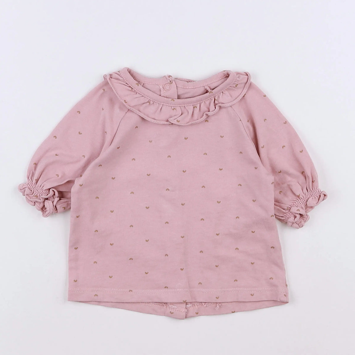 Vertbaudet - tee-shirt violet - 9 mois