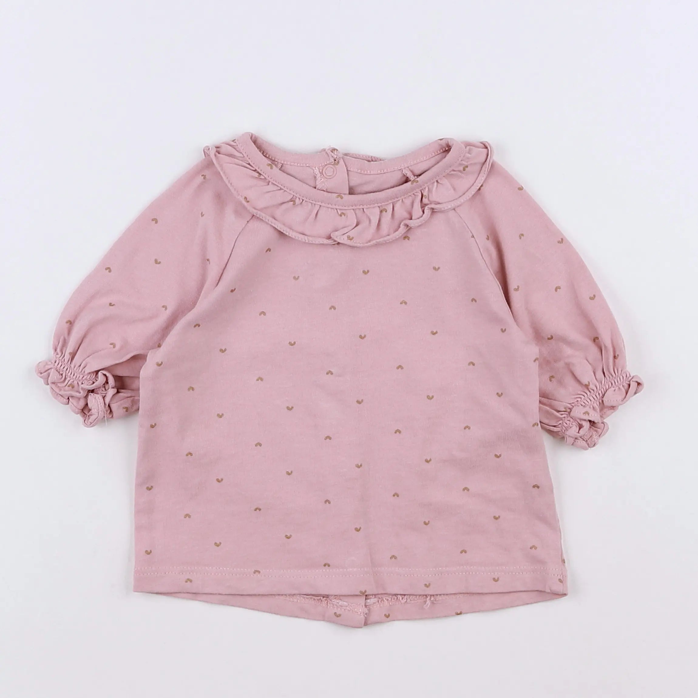 Vertbaudet - tee-shirt violet - 9 mois