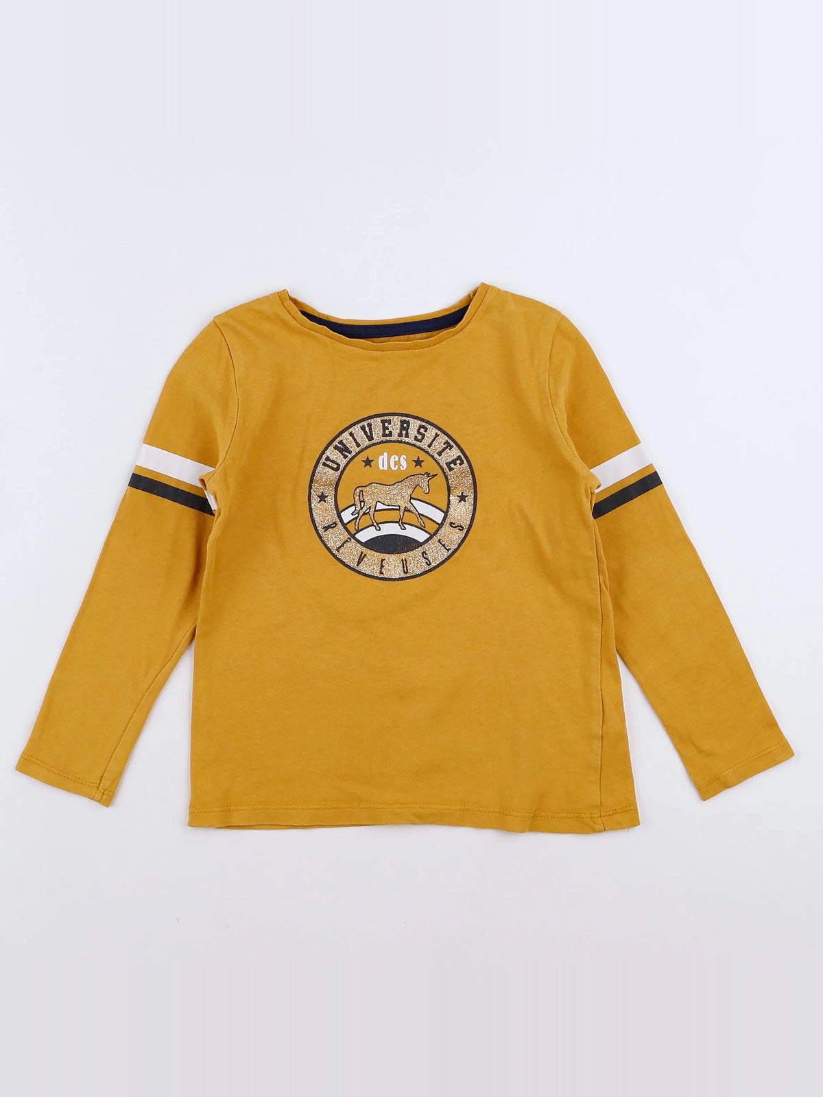 Vertbaudet - tee-shirt jaune - 4 ans