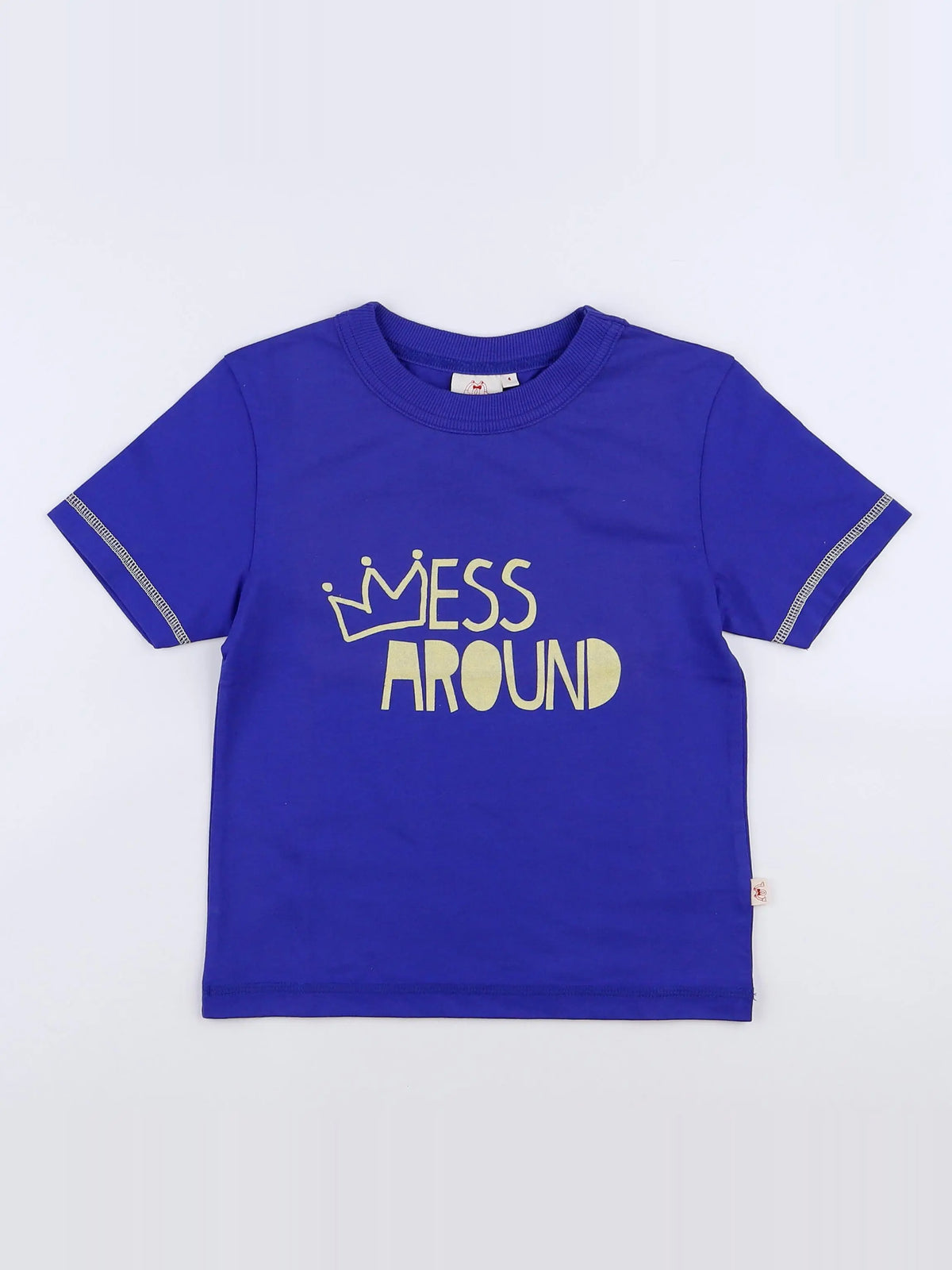 Les Marsiens - tee-shirt bleu (neuf) - 2 ans