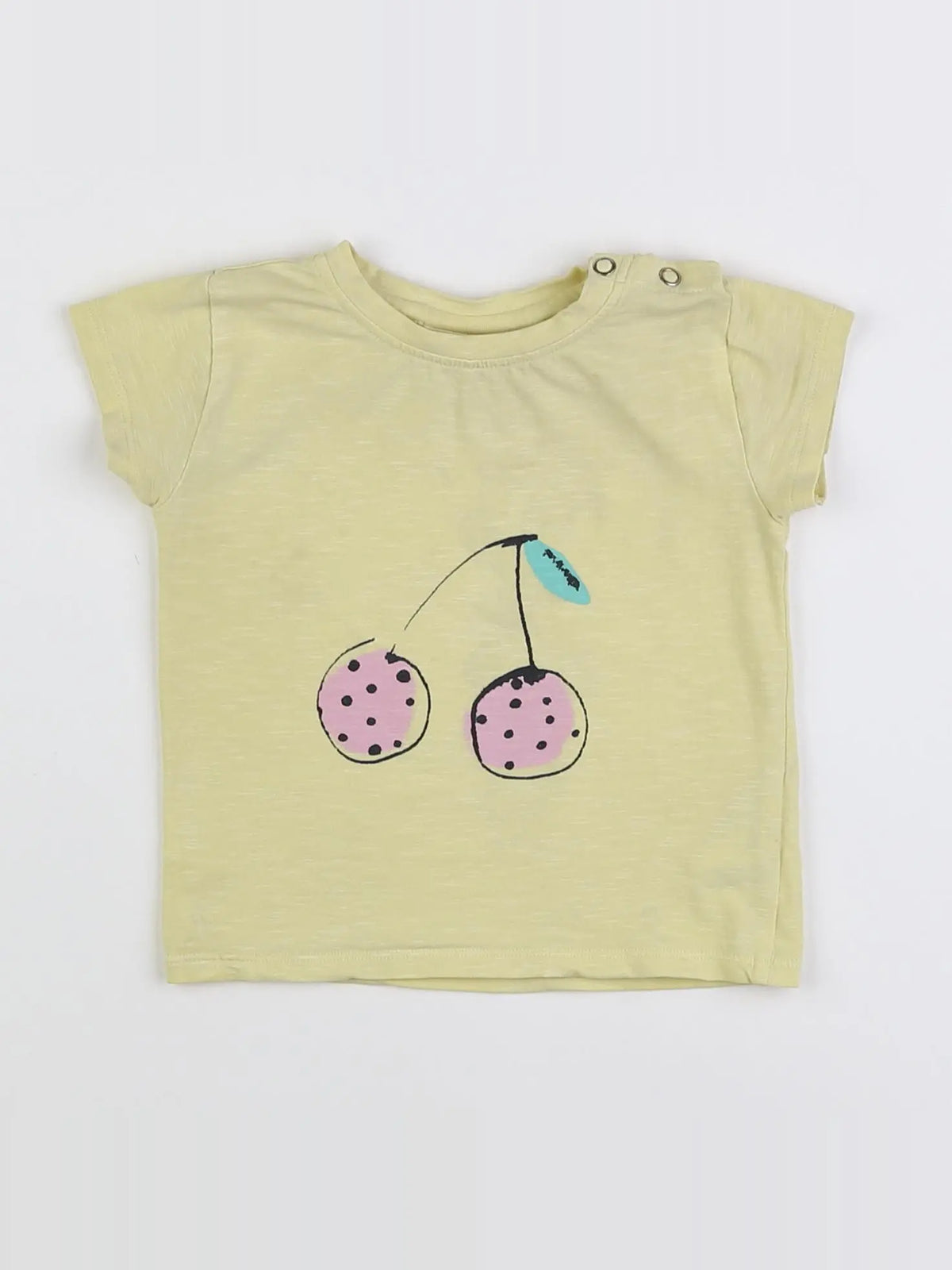 Soft Gallery - tee-shirt jaune, multicolore - 12 mois