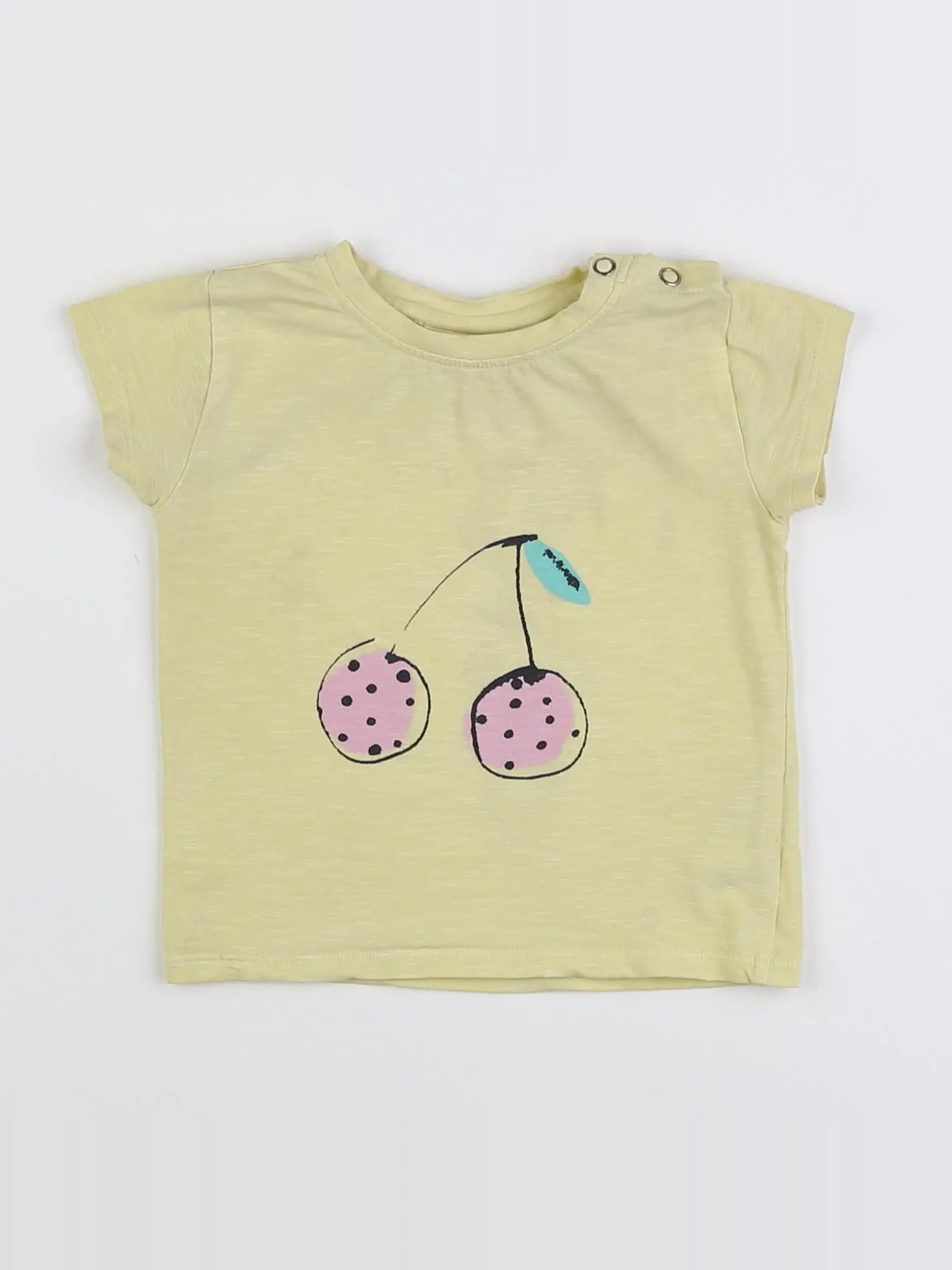 Soft Gallery - tee-shirt jaune, multicolore - 12 mois