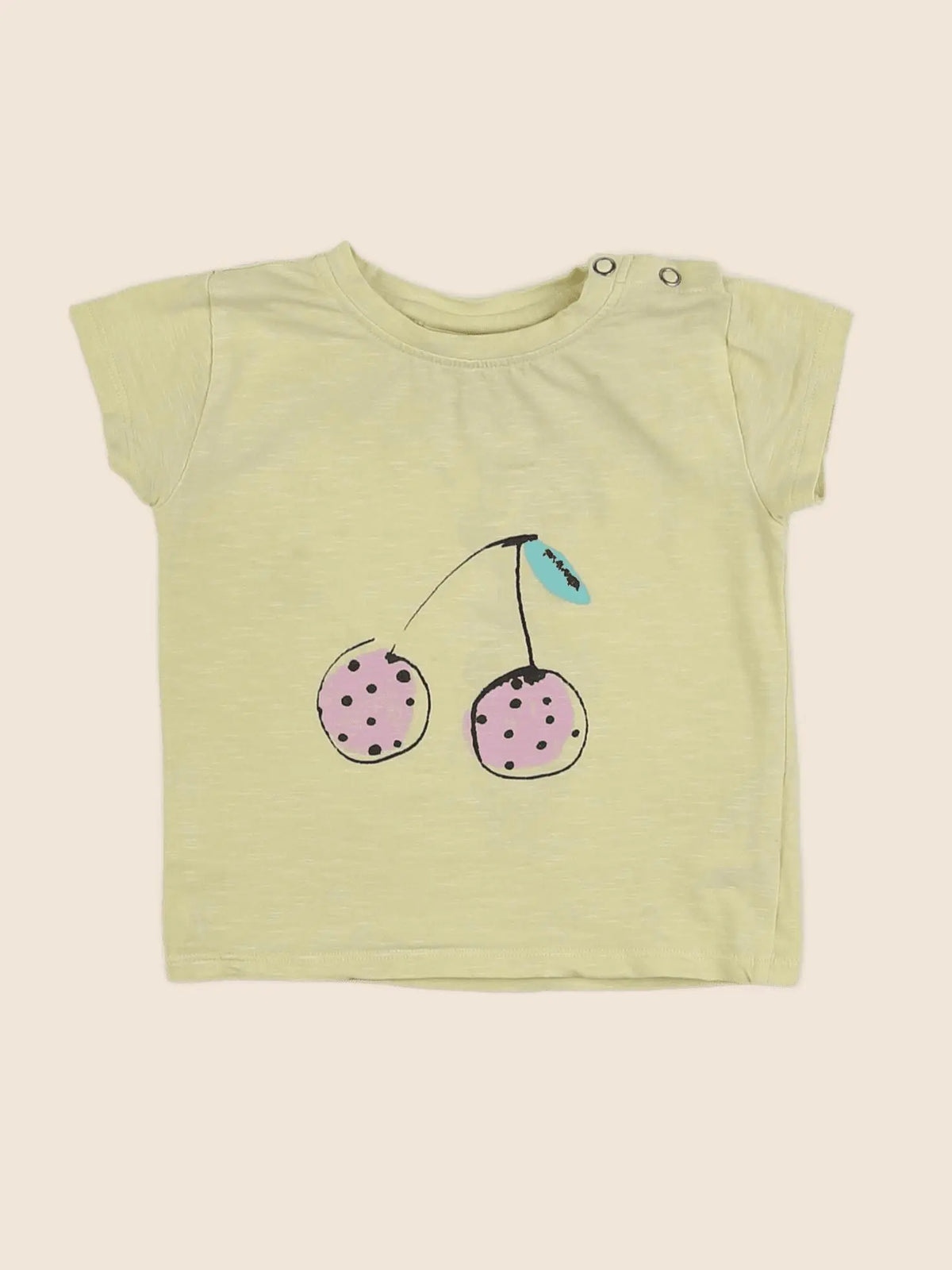 Soft Gallery - tee-shirt jaune, multicolore - 12 mois