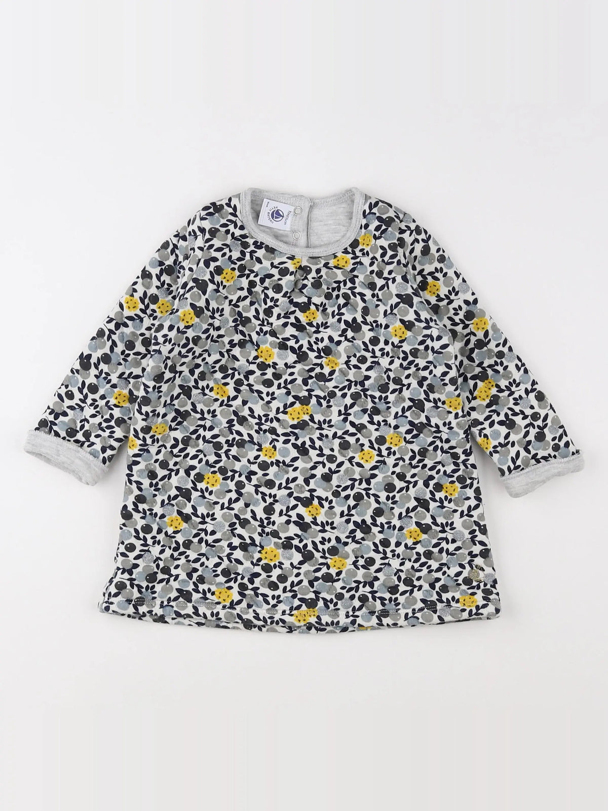 Petit Bateau - robe multicolore - 12 mois