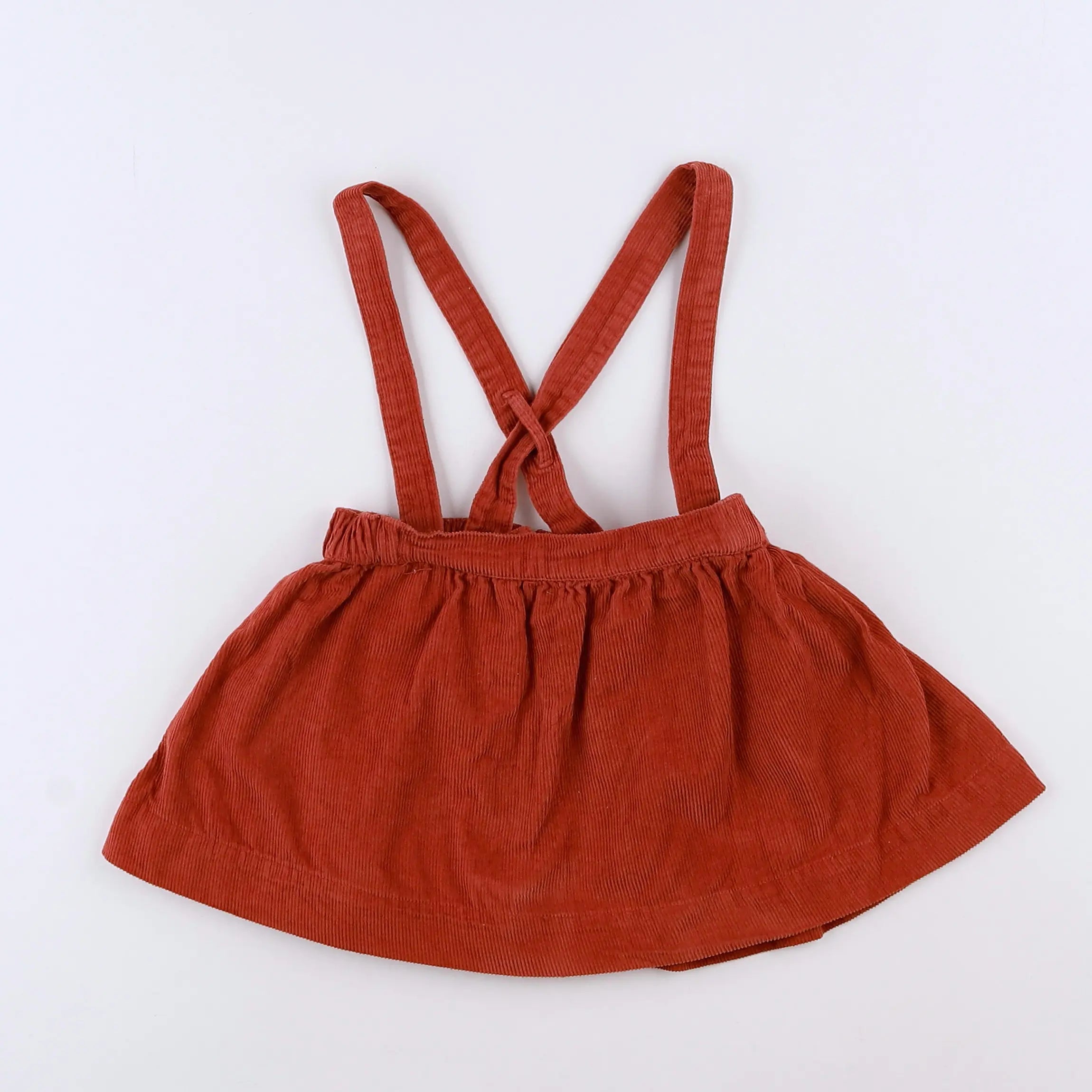 Vertbaudet - jupe orange - 18 mois