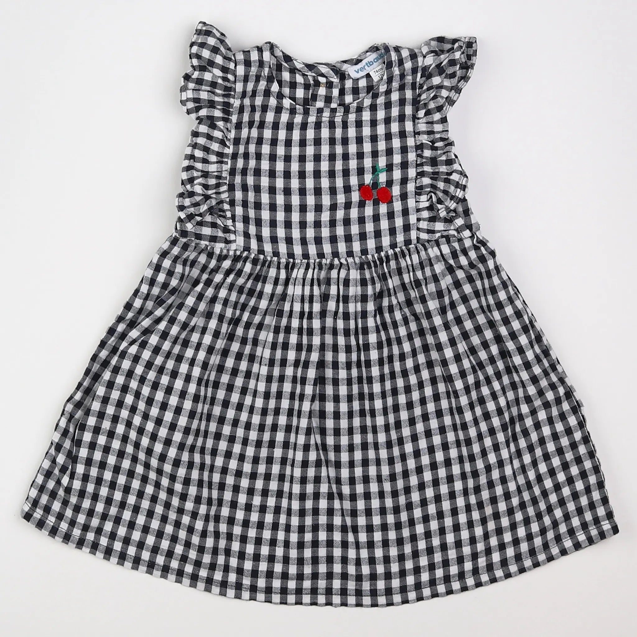Vertbaudet - robe noir - 12 mois