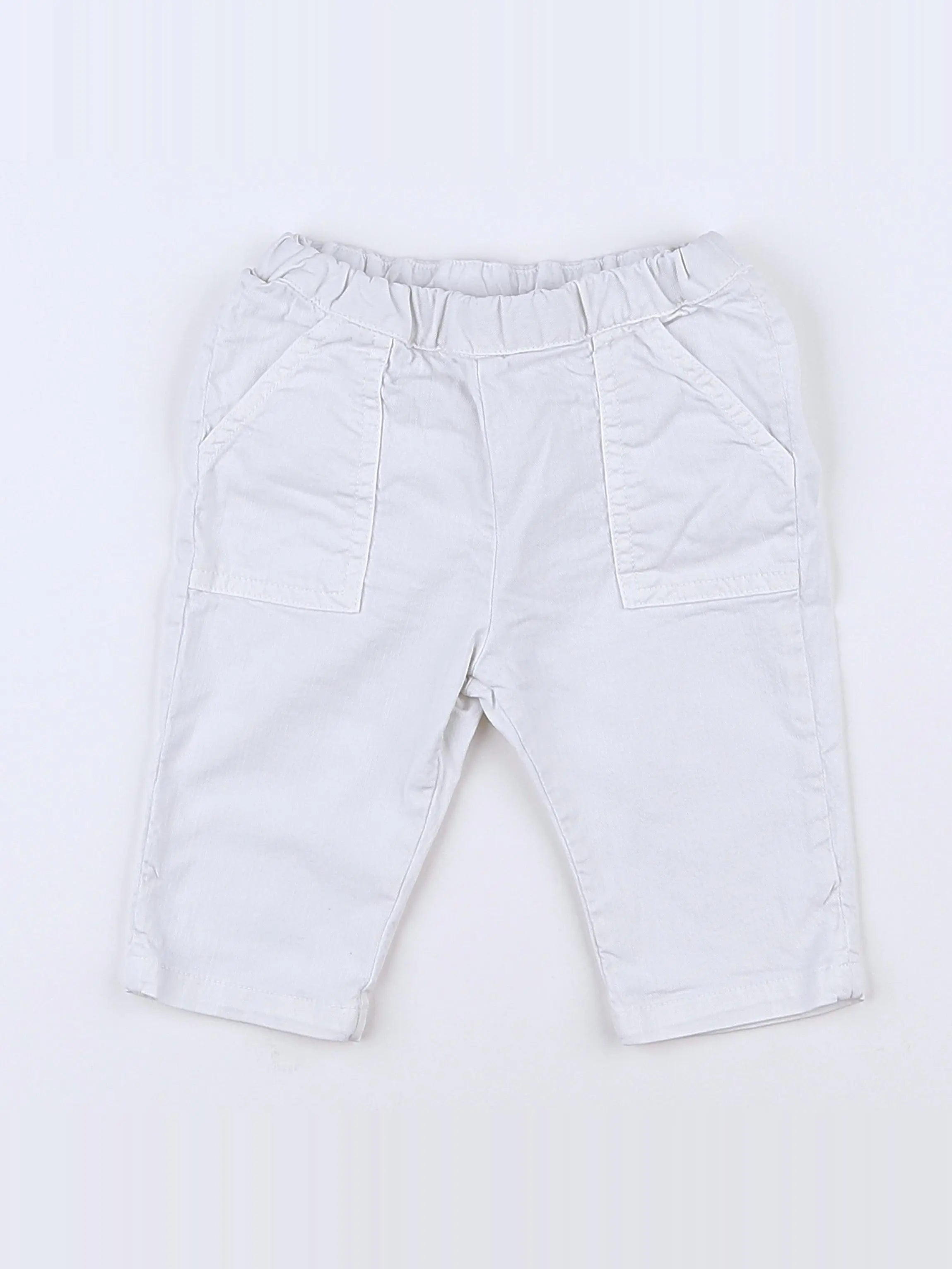 Bonpoint - pantalon blanc - 6 mois