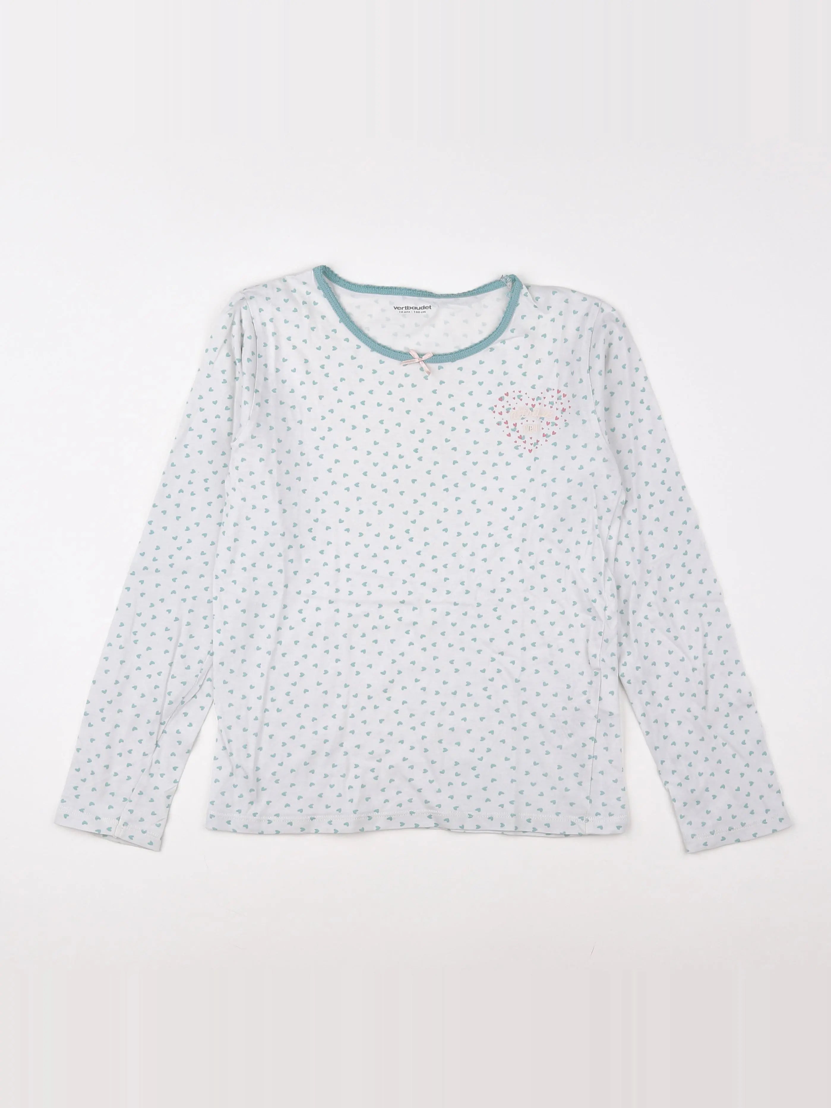 Vertbaudet - maillot de corps blanc - 10 ans