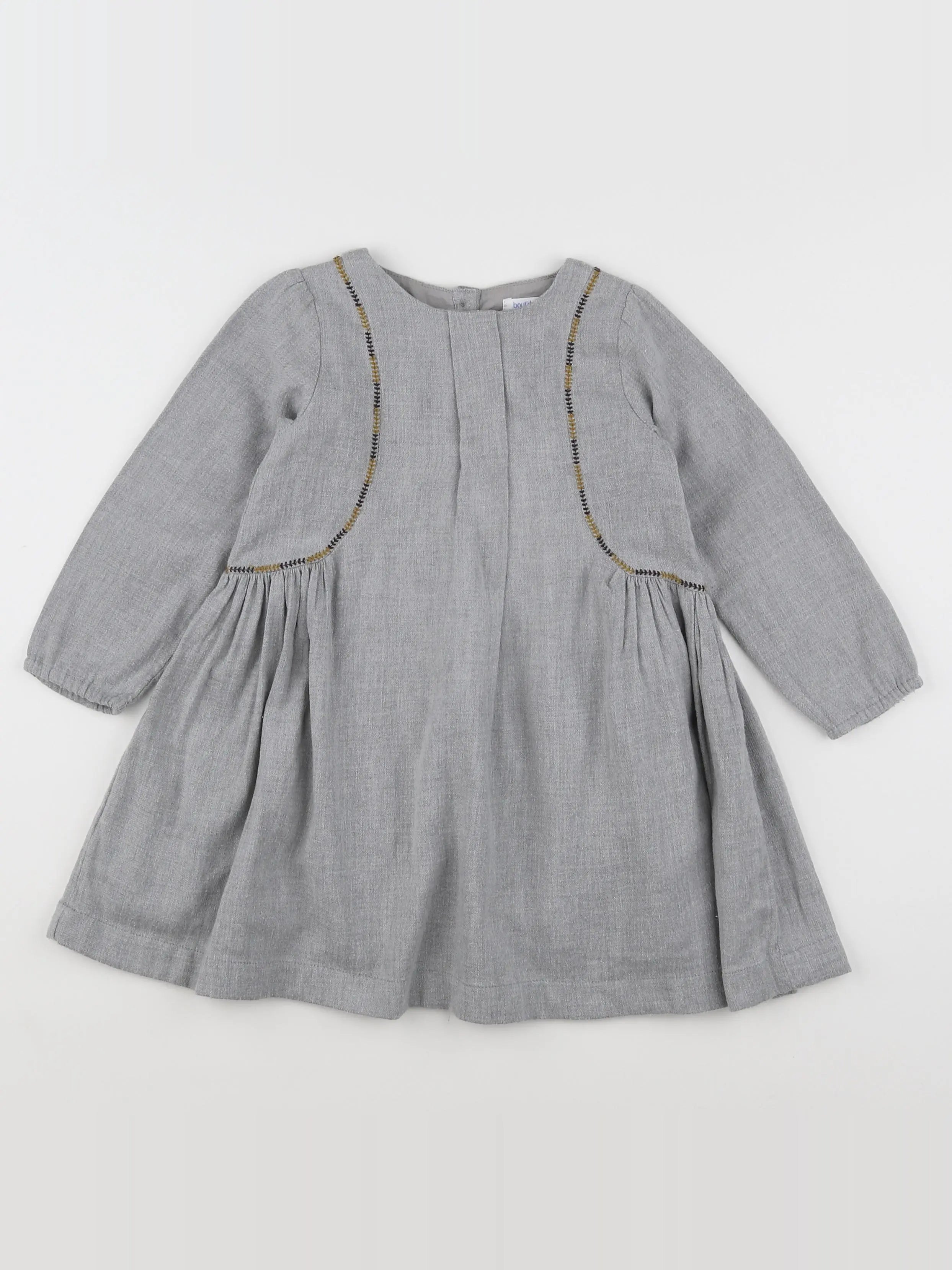 Boutchou - robe gris - 2 ans